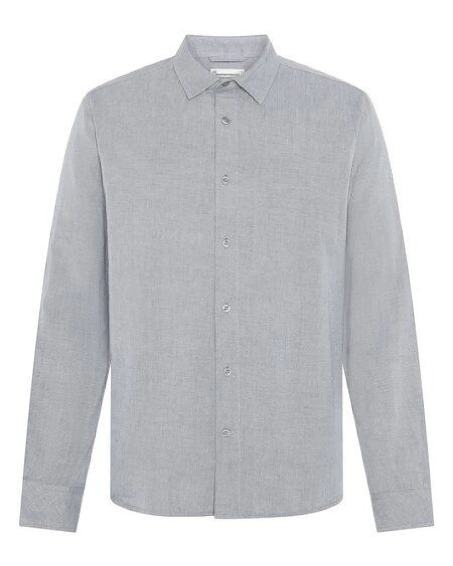 KnowledgeCotton Apparel Leichtes Twill-Hemd aus Bio-Baumwolle – Ansicht 3