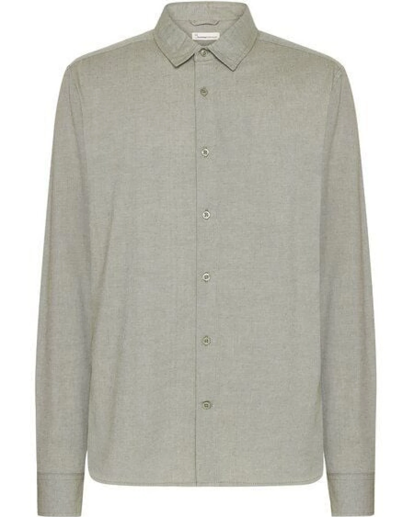 KnowledgeCotton Apparel Leichtes Twill-Hemd aus Bio-Baumwolle – Ansicht 3