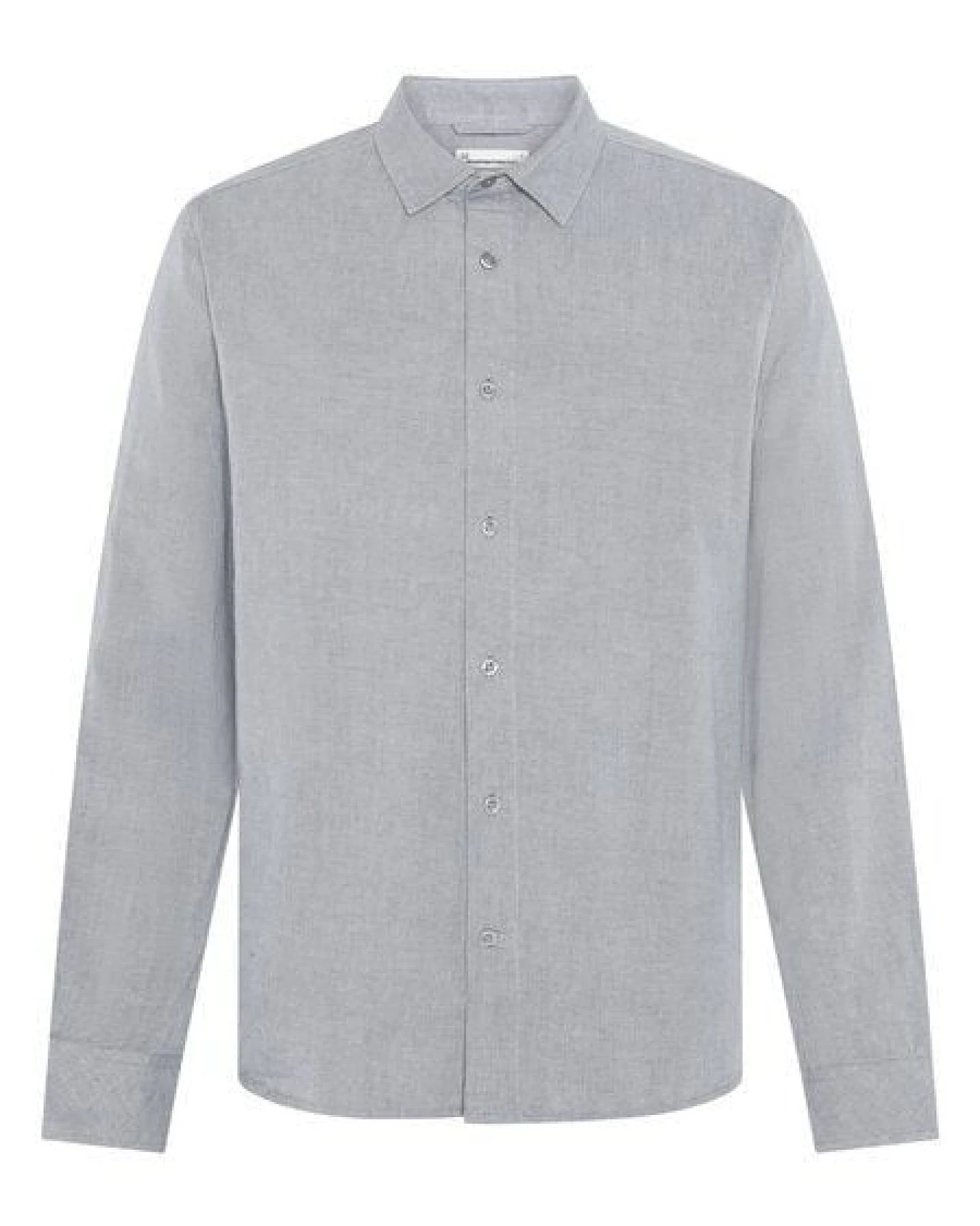 KnowledgeCotton Apparel Leichtes Twill-Hemd aus Bio-Baumwolle – Ansicht 4