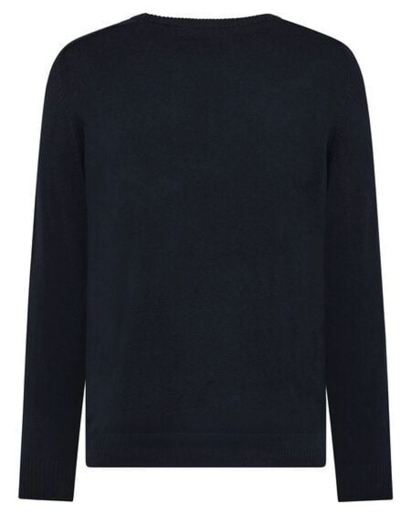 KnowledgeCotton Apparel Leichter Pullover mit Rundhalsausschnitt aus Bio-Baumwolle und Kaschmir – Ansicht 3