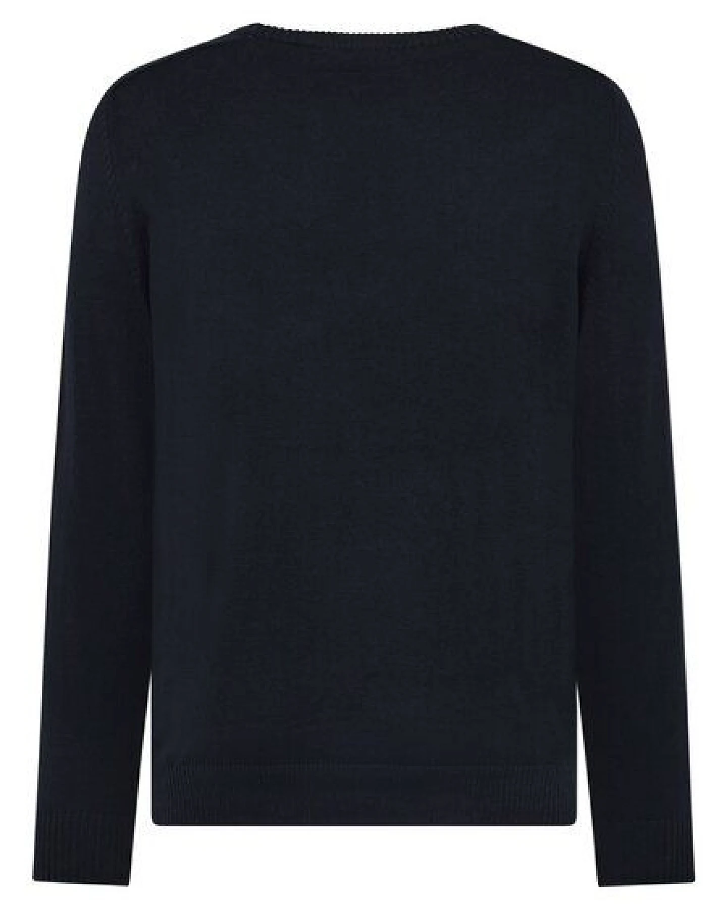 KnowledgeCotton Apparel Leichter Pullover mit Rundhalsausschnitt aus Bio-Baumwolle und Kaschmir – Ansicht 3