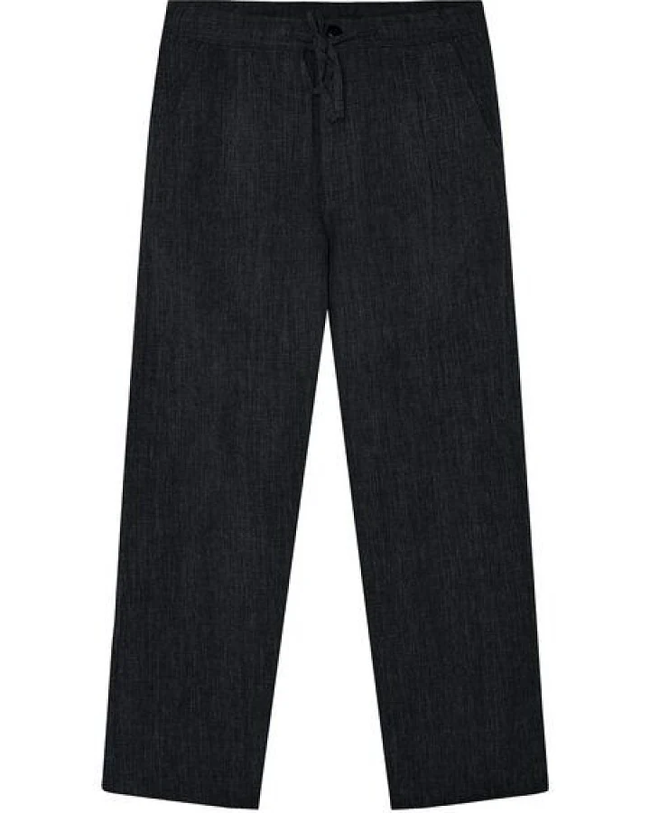 KnowledgeCotton Apparel Lockere Hose FIG aus Ecovero und Bio-Leinen
