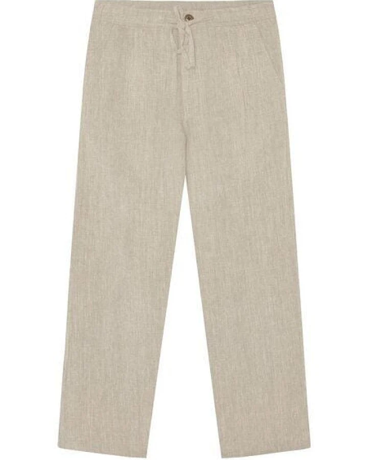 KnowledgeCotton Apparel Lockere Hose FIG aus Ecovero und Bio-Leinen