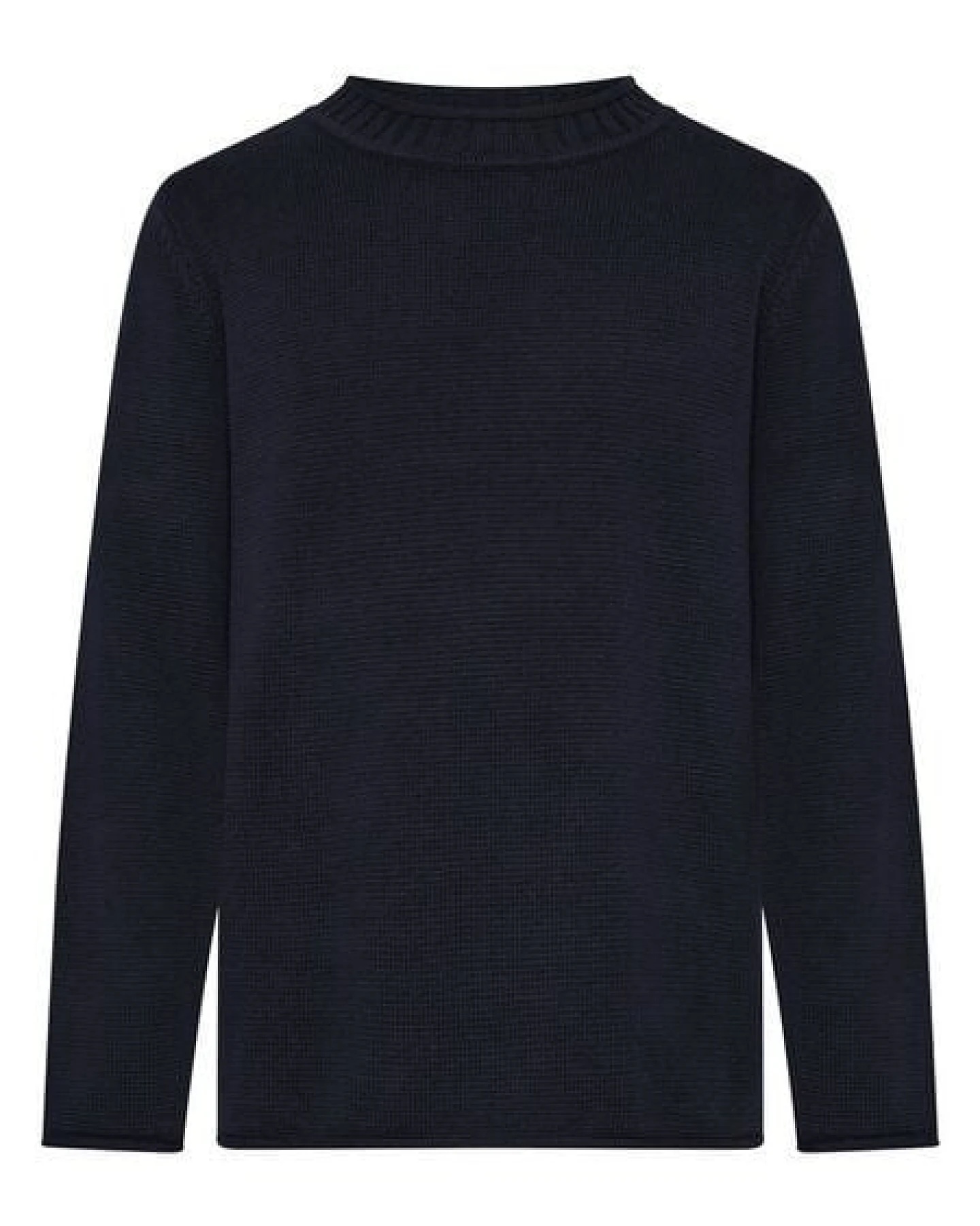 KnowledgeCotton Apparel Leichter Pullover mit Rundhalsausschnitt aus Bio-Baumwolle – Ansicht 3