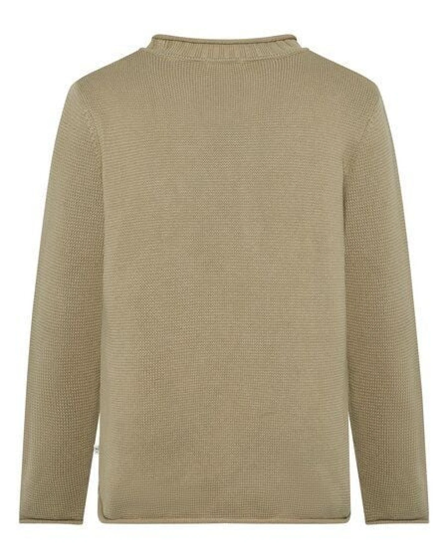 KnowledgeCotton Apparel Leichter Pullover mit Rundhalsausschnitt aus Bio-Baumwolle – Ansicht 3