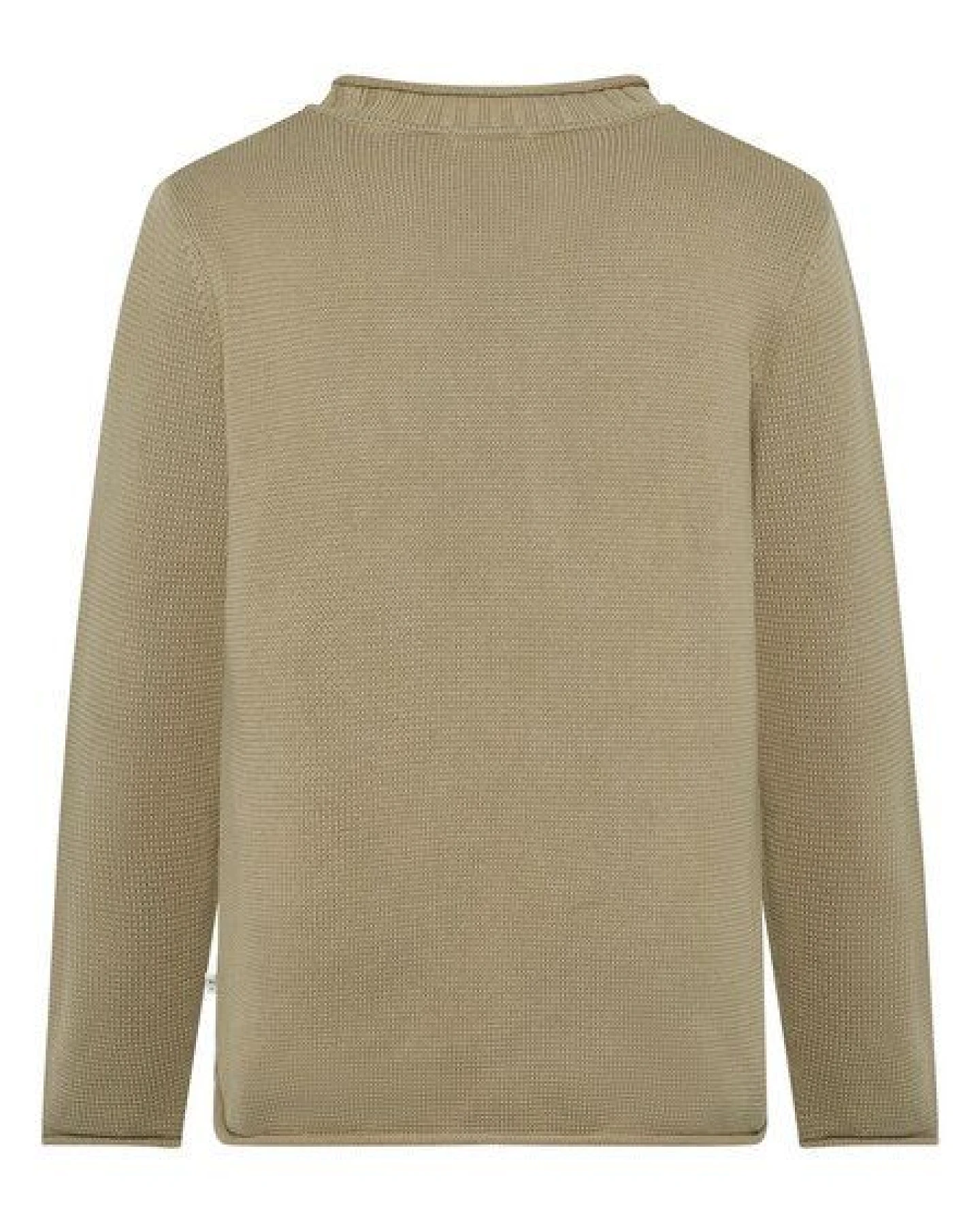 KnowledgeCotton Apparel Leichter Pullover mit Rundhalsausschnitt aus Bio-Baumwolle – Ansicht 3