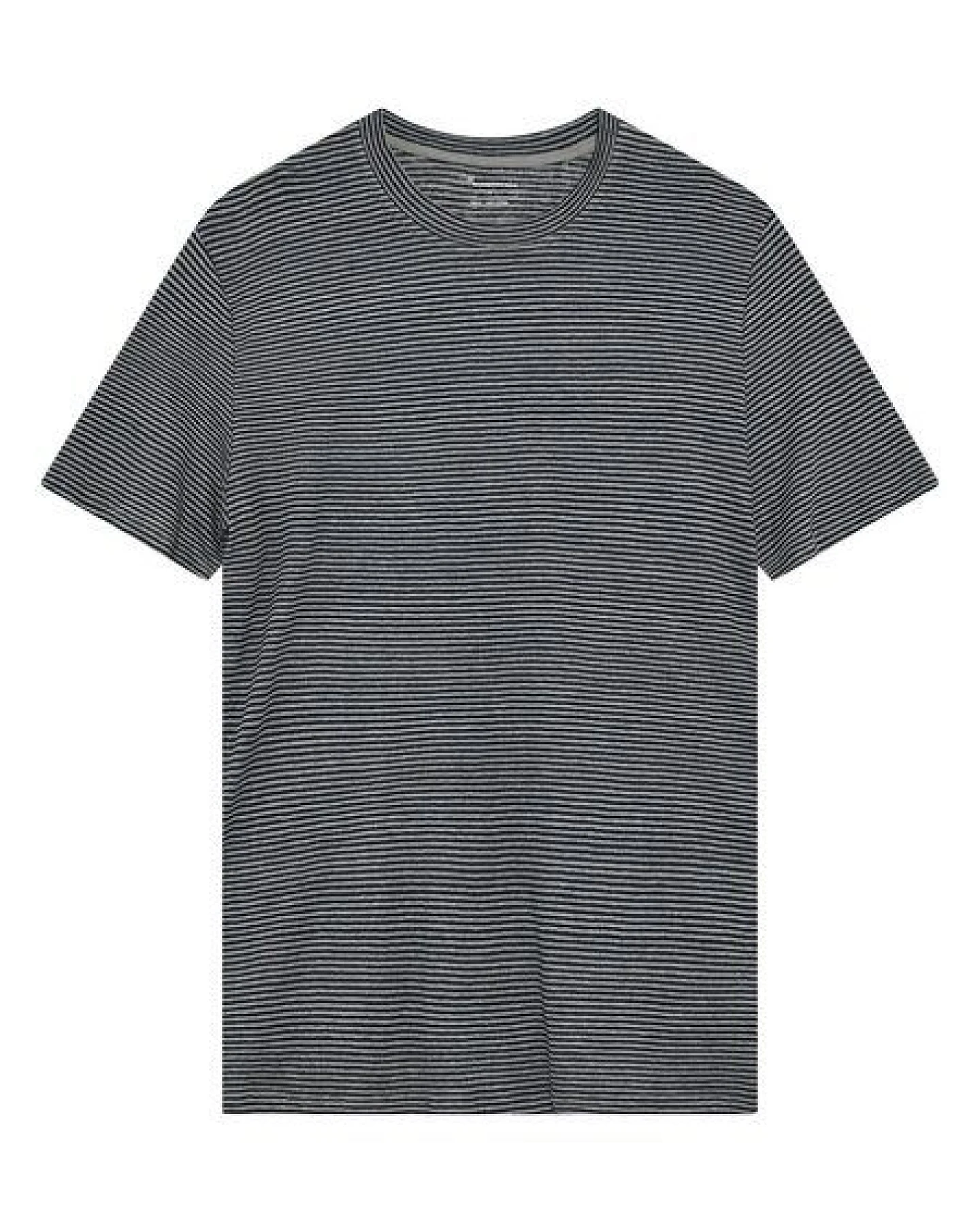 KnowledgeCotton Apparel Gestreiftes T-Shirt aus Bio-Leinen – Ansicht 3
