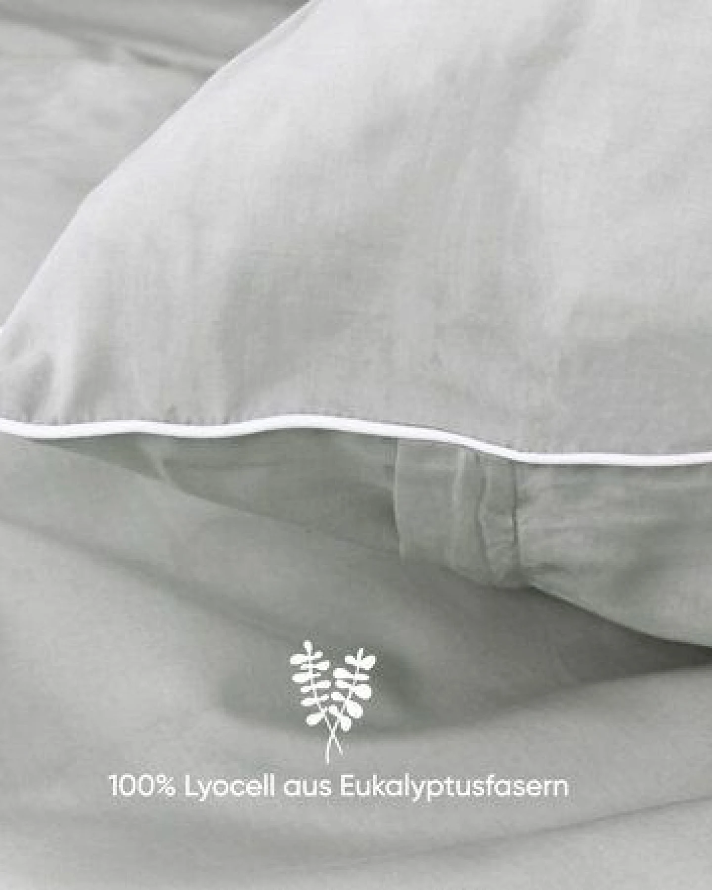 jilda-tex Luxus Premium-Bettwäsche aus Eukalyptus 100% Lyocell Tencel Perkalbettwäsche MADE IN GREEN – Ansicht 3