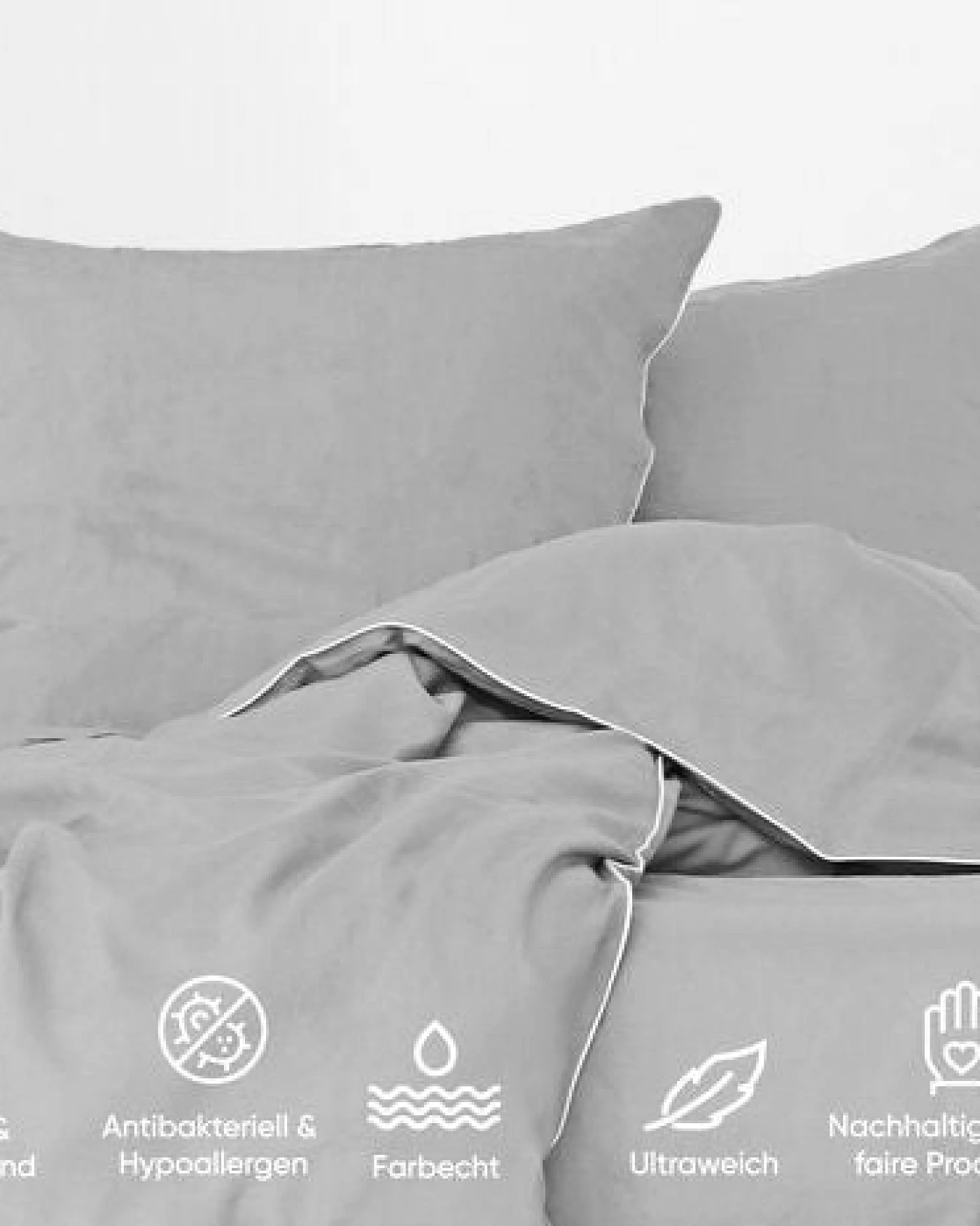 jilda-tex Luxus Premium-Bettwäsche aus Eukalyptus 100% Lyocell Tencel Perkalbettwäsche MADE IN GREEN – Ansicht 4