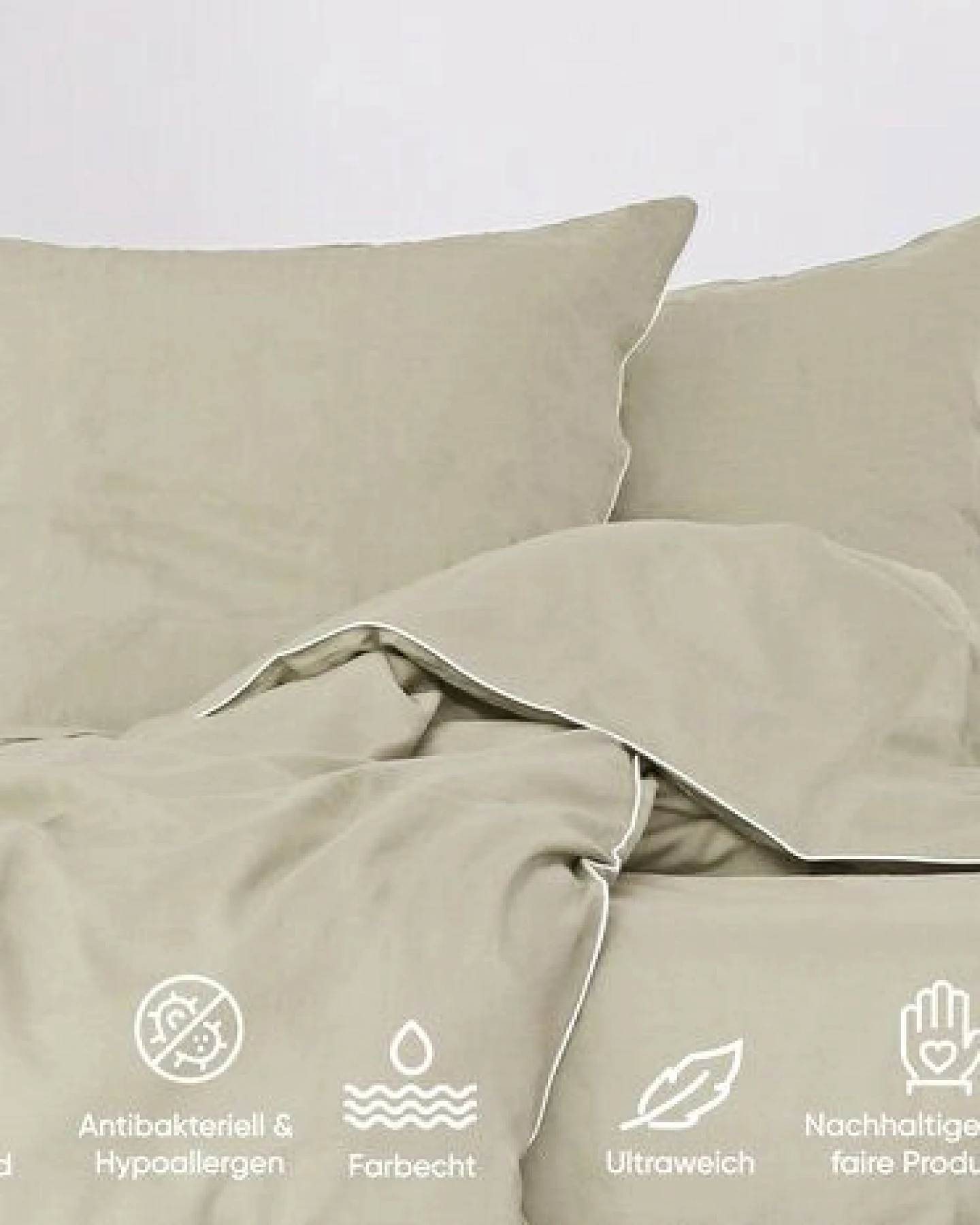jilda-tex Luxus Premium-Bettwäsche aus Eukalyptus 100% Lyocell Tencel Perkalbettwäsche MADE IN GREEN – Ansicht 4