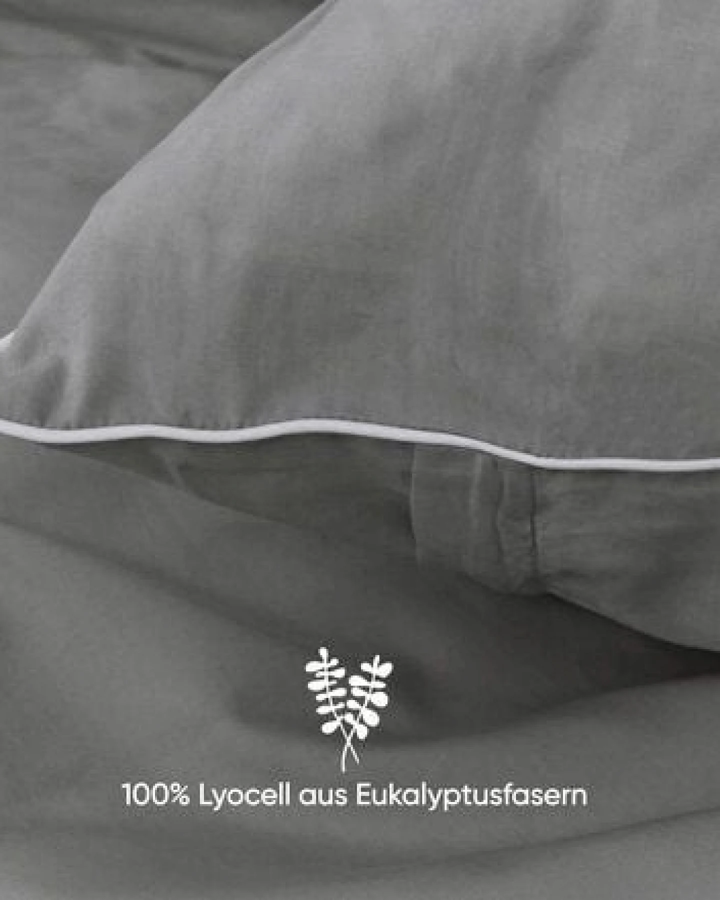 jilda-tex Luxus Premium-Bettwäsche aus Eukalyptus 100% Lyocell Tencel Perkalbettwäsche MADE IN GREEN – Ansicht 3