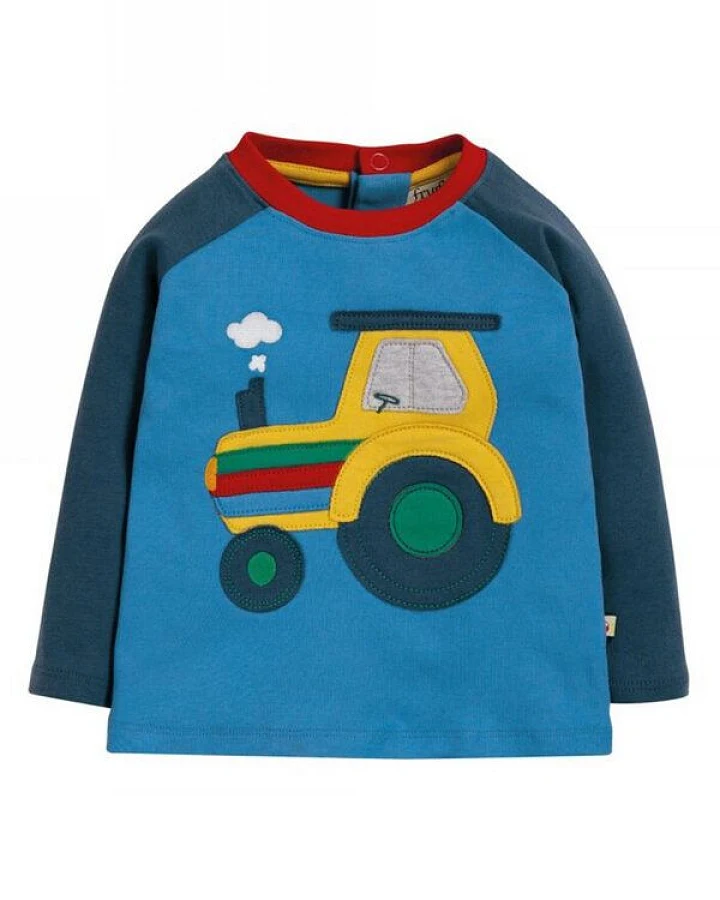 Frugi Langarm-Shirt Traktor Henry Raglan Top