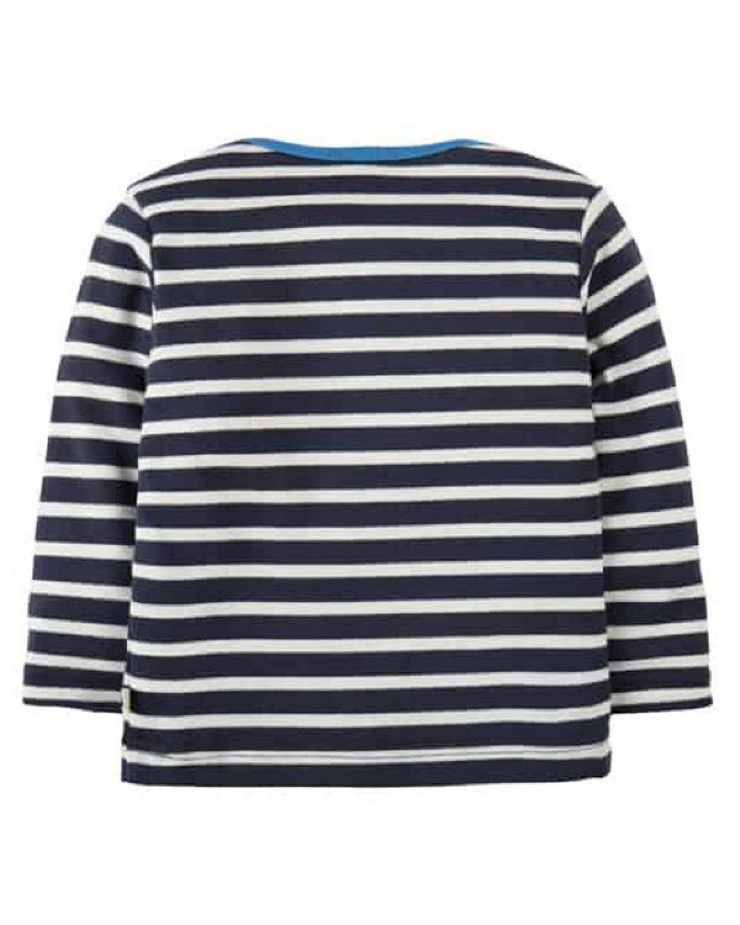 Frugi Langarm-Shirt Regenbogen-Traktor Bobby Applique Top Tractor – Ansicht 3