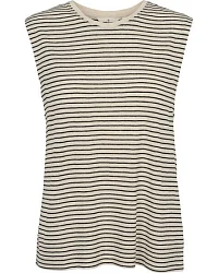 Beige-Gestreift-Schwarz-Birch-Black