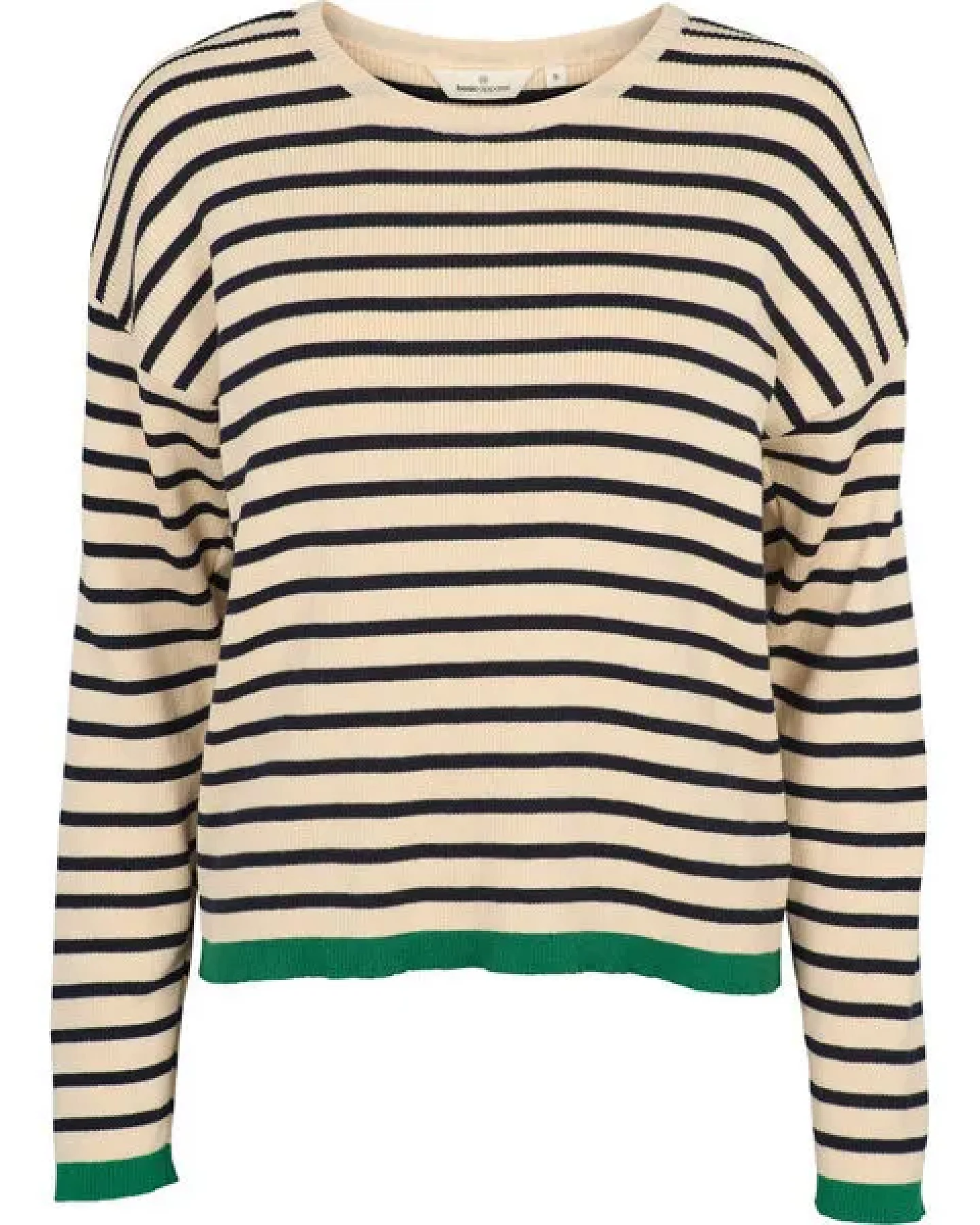 Basic Apparel Gestreifter Sweater LILA - Pullover aus Bio-Baumwolle – Ansicht 3