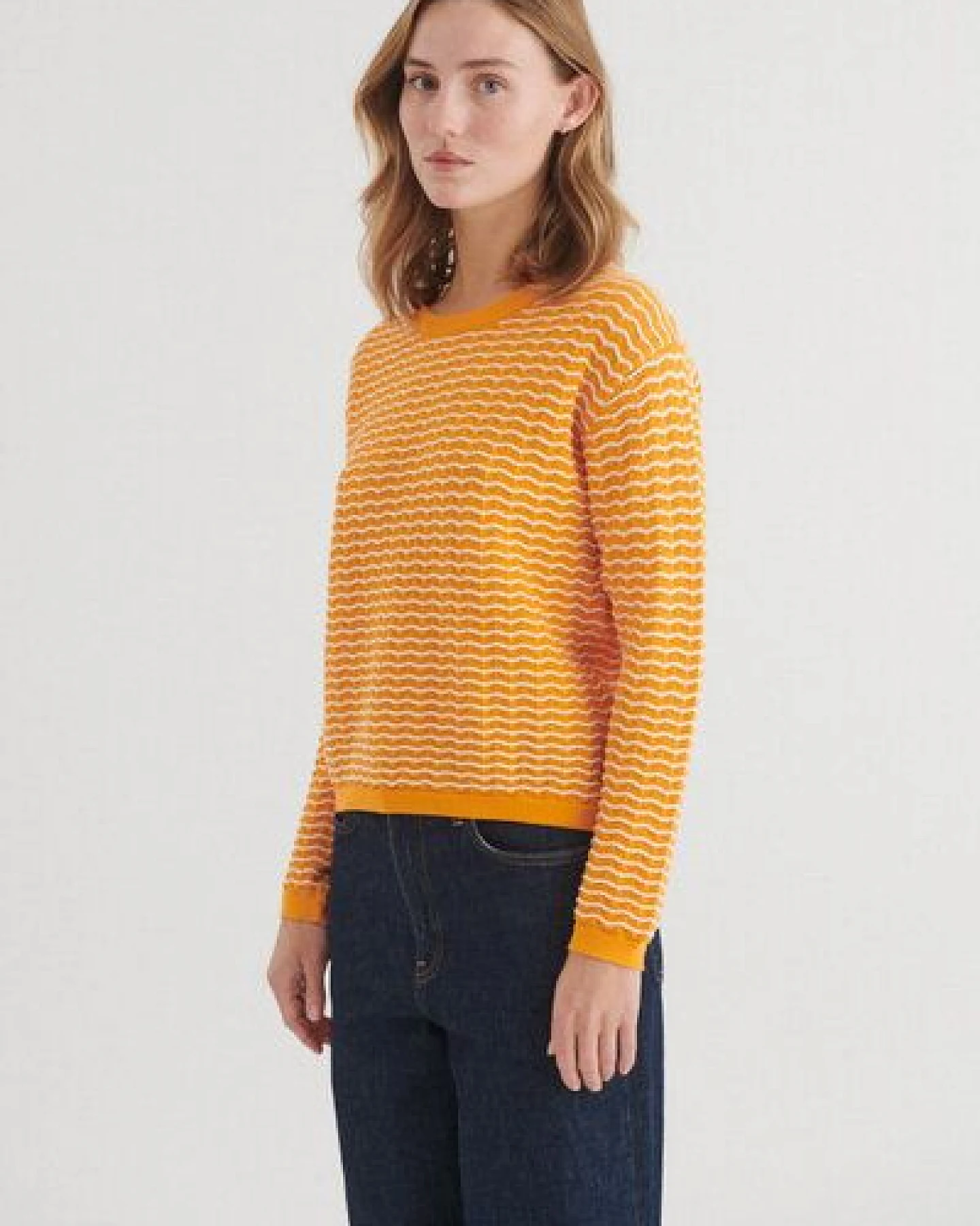Basic Apparel Leichter Sommerpullover CASHI aus Bio-Baumwolle – Ansicht 2