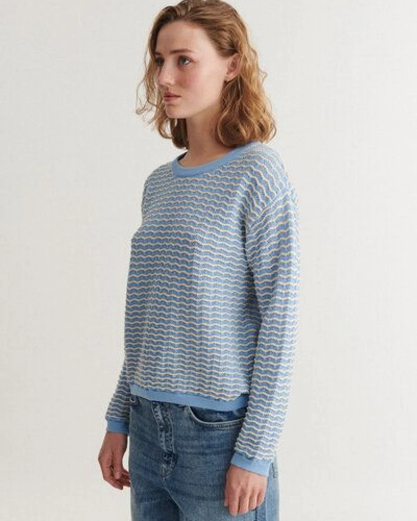 Basic Apparel Leichter Sommerpullover CASHI aus Bio-Baumwolle – Ansicht 2
