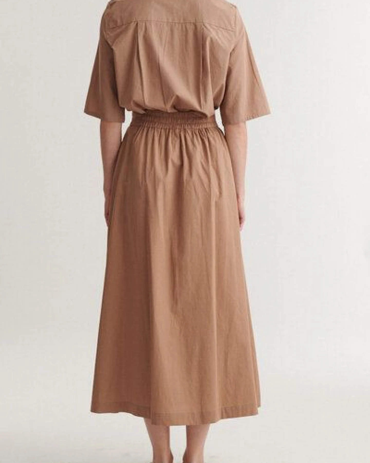 Basic Apparel Langer Rock SILJE aus Bio-Baumwolle – Ansicht 3