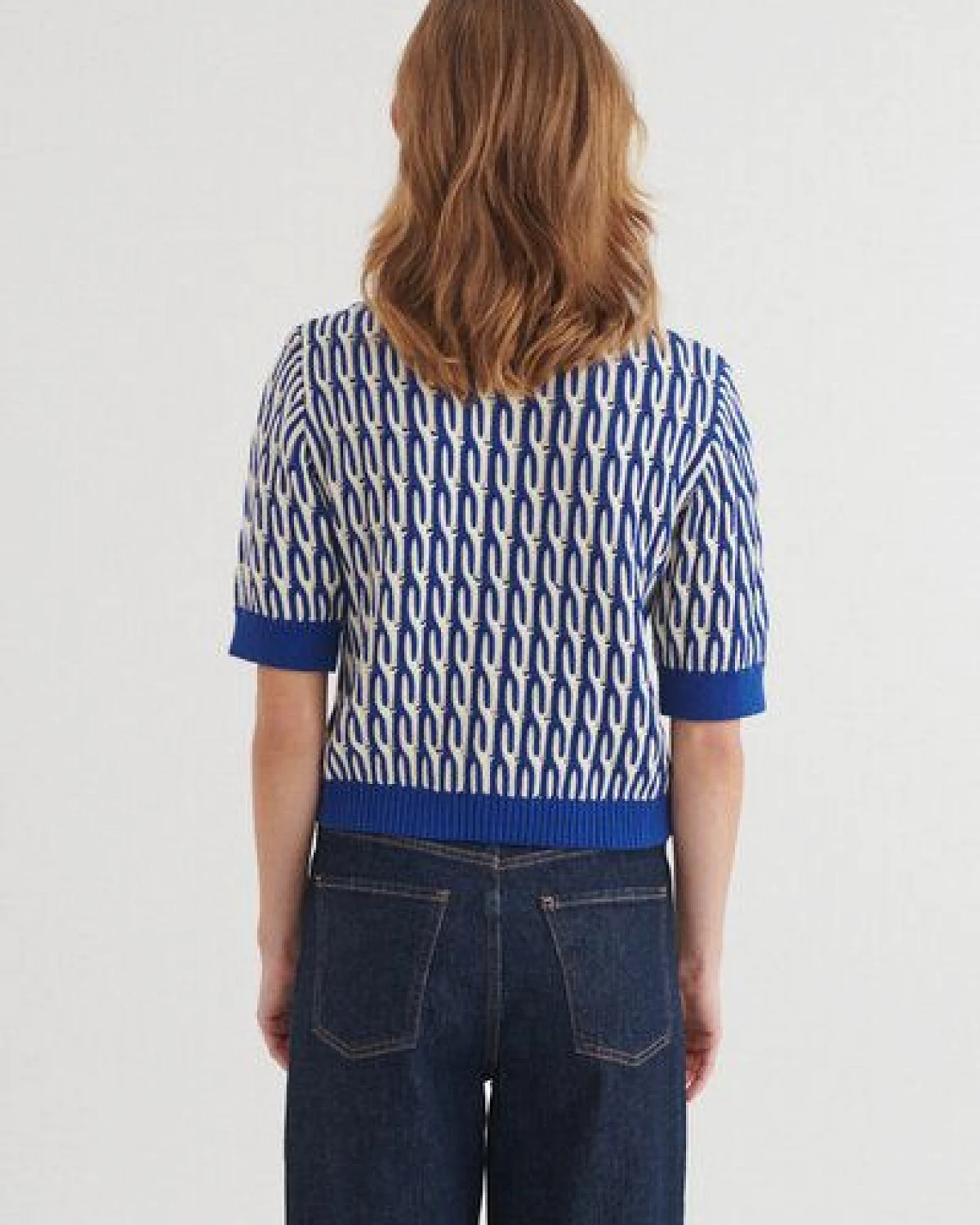 Basic Apparel Kurzarm Cardigan MINIE aus Bio-Baumwolle – Ansicht 4