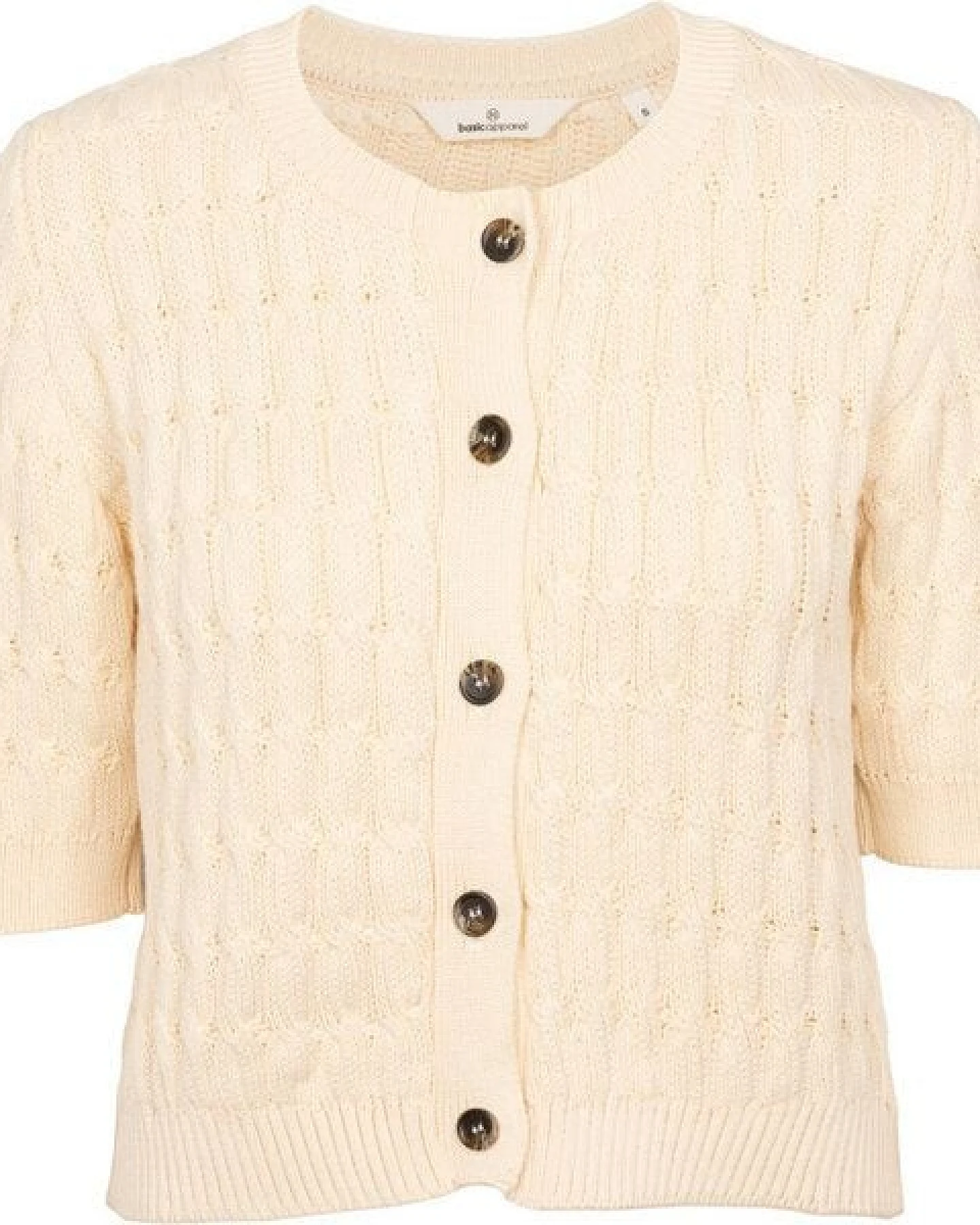 Basic Apparel Kurzarm Cardigan MINIE aus Bio-Baumwolle – Ansicht 2