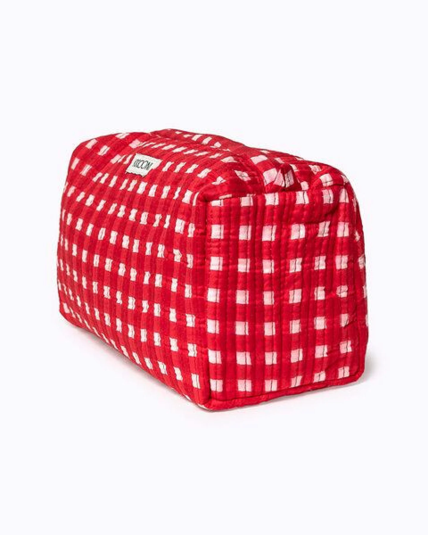 KIKOONI handgefertigte Kosmetiktasche "HAPPY CHECKS" – Ansicht 3
