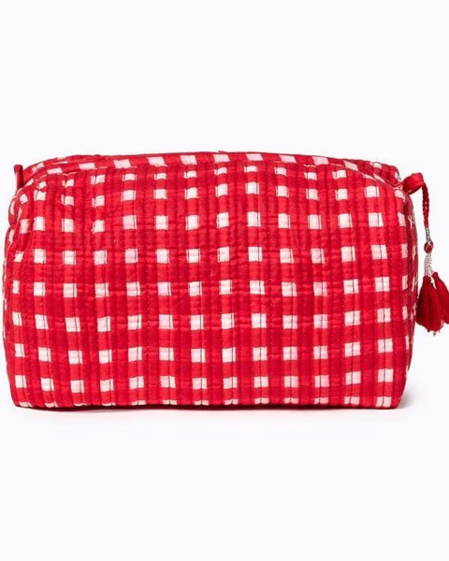 KIKOONI handgefertigte Kosmetiktasche "HAPPY CHECKS" – Ansicht 4