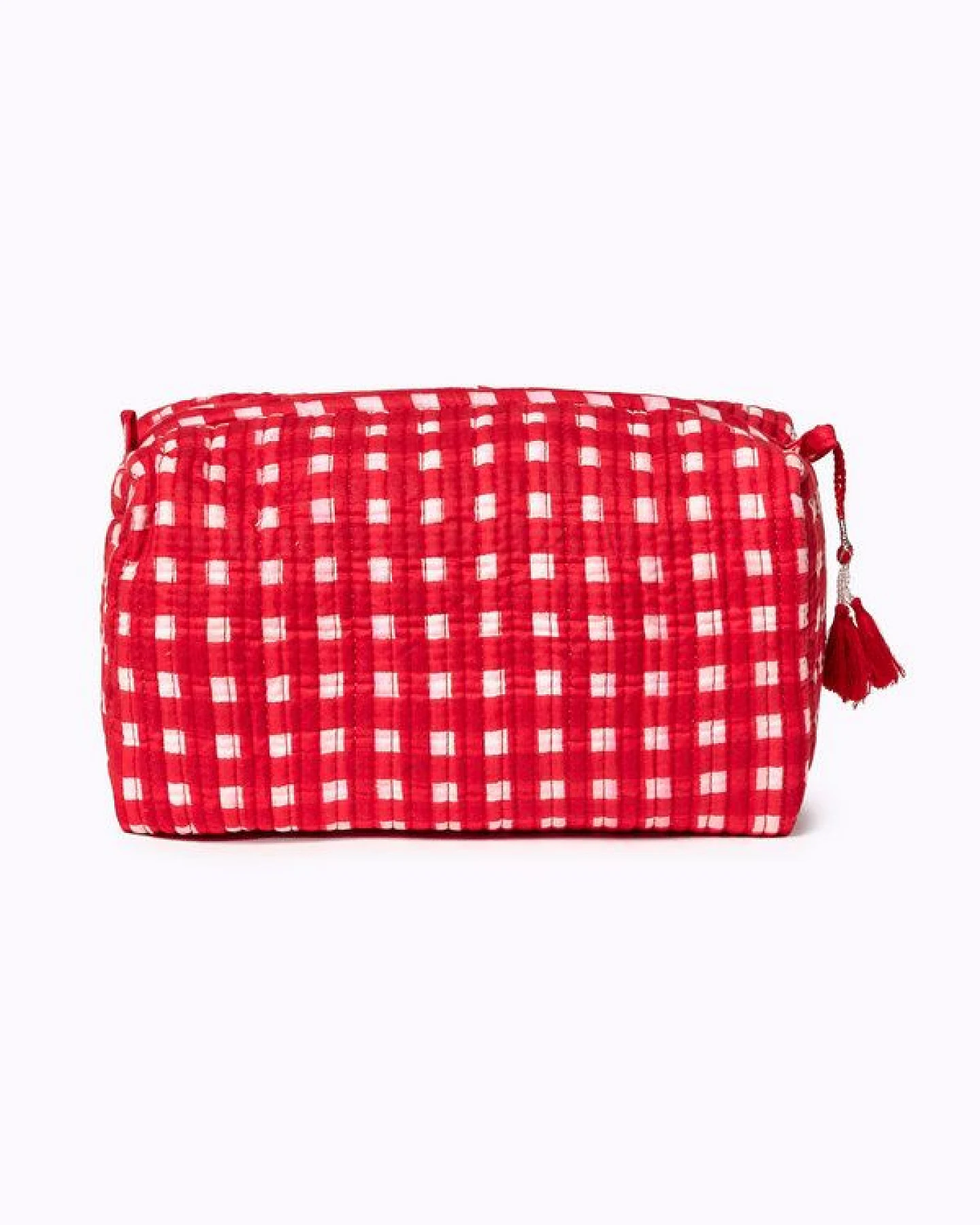 KIKOONI handgefertigte Kosmetiktasche "HAPPY CHECKS" – Ansicht 4