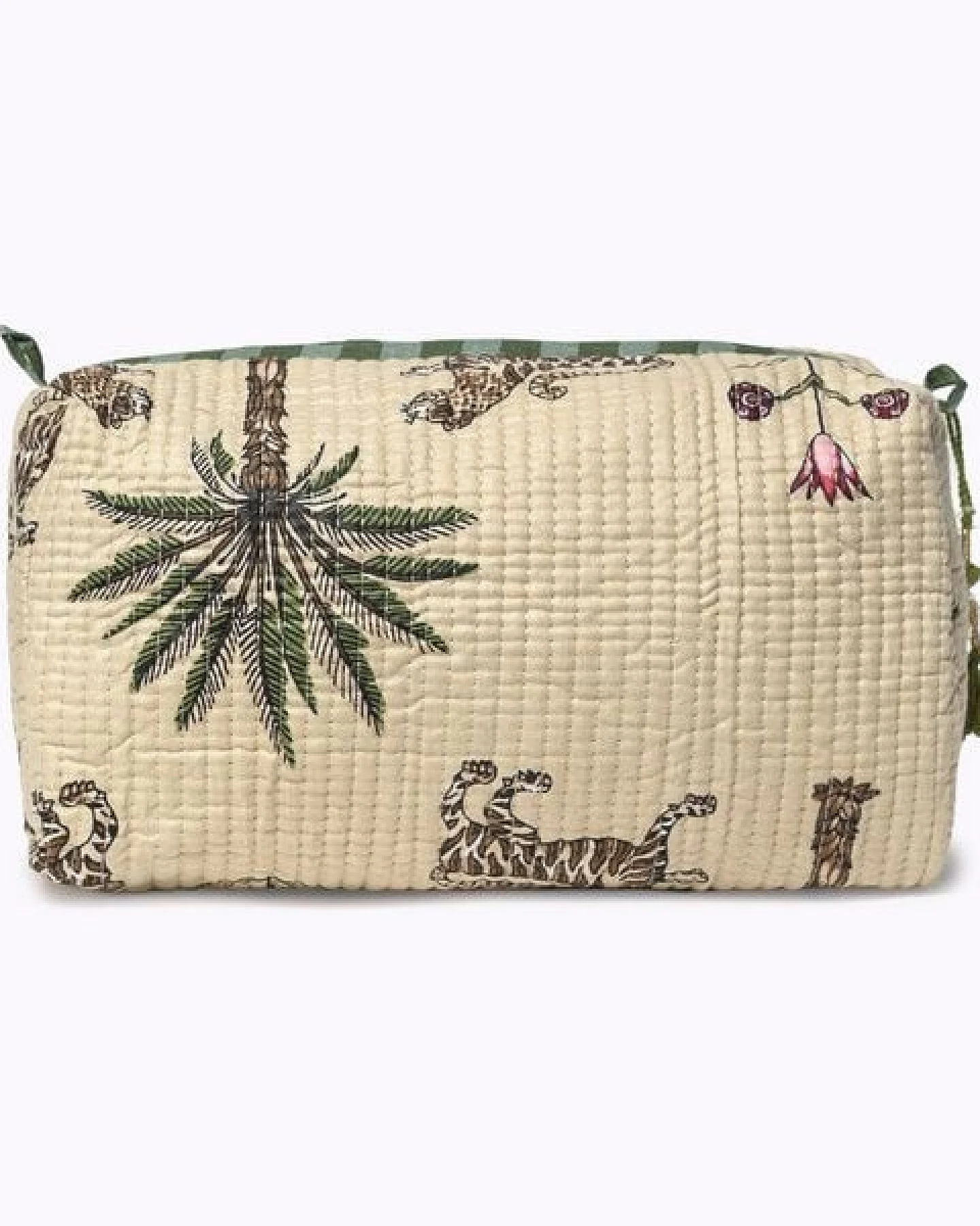 KIKOONI handgefertigte Kosmetiktasche "Savanna Stories" – Ansicht 4