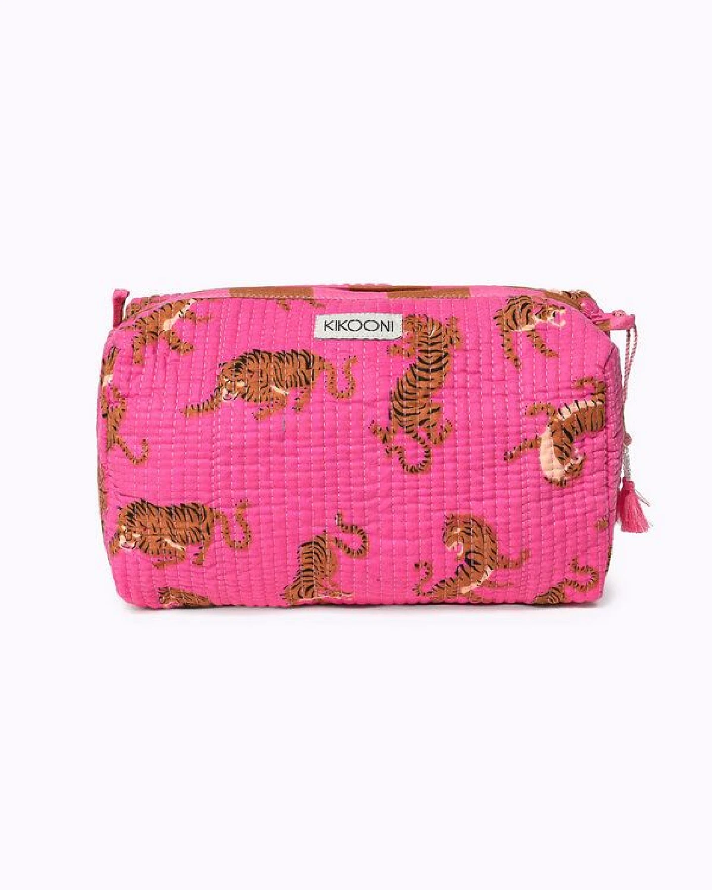 KIKOONI handgefertigte Kosmetiktasche "Electric tigress" – Ansicht 3