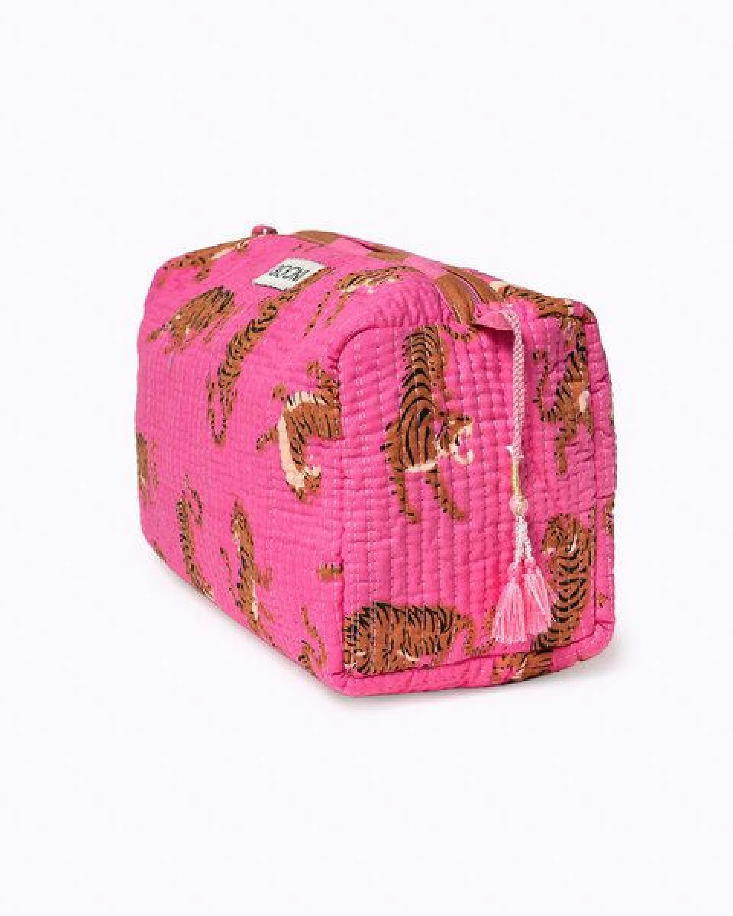 KIKOONI handgefertigte Kosmetiktasche "Electric tigress" – Ansicht 4