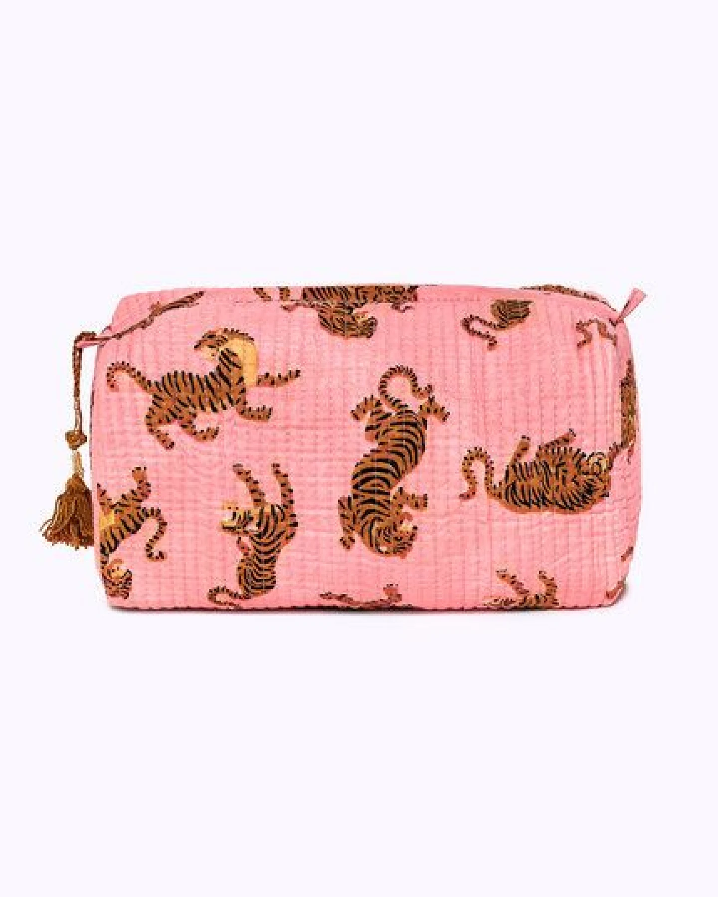KIKOONI handgefertigte Kosmetiktasche "Electric tigress" – Ansicht 3