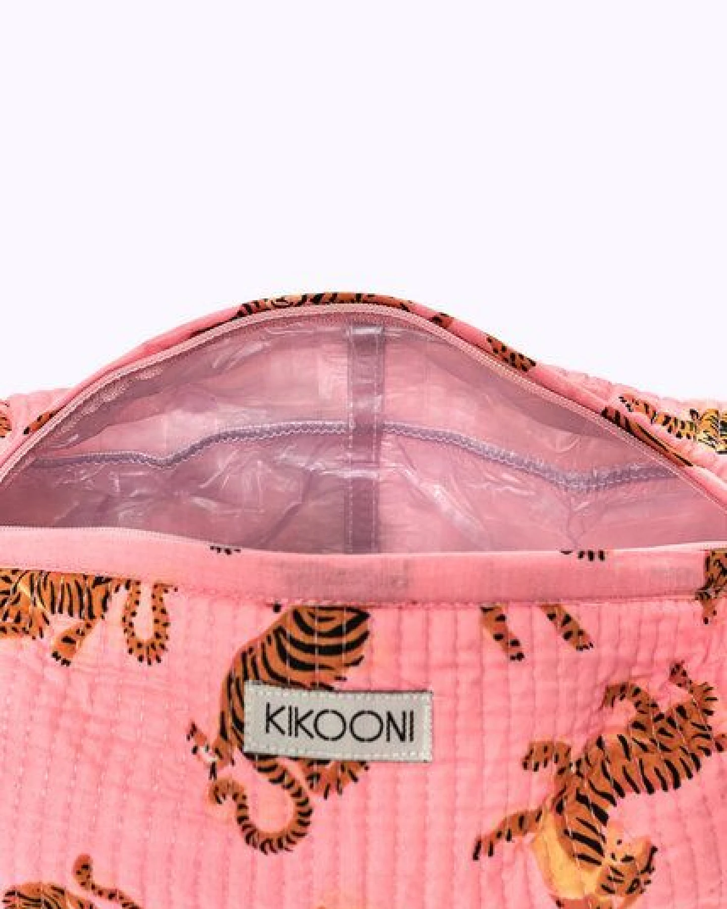 KIKOONI handgefertigte Kosmetiktasche "Electric tigress" – Ansicht 4