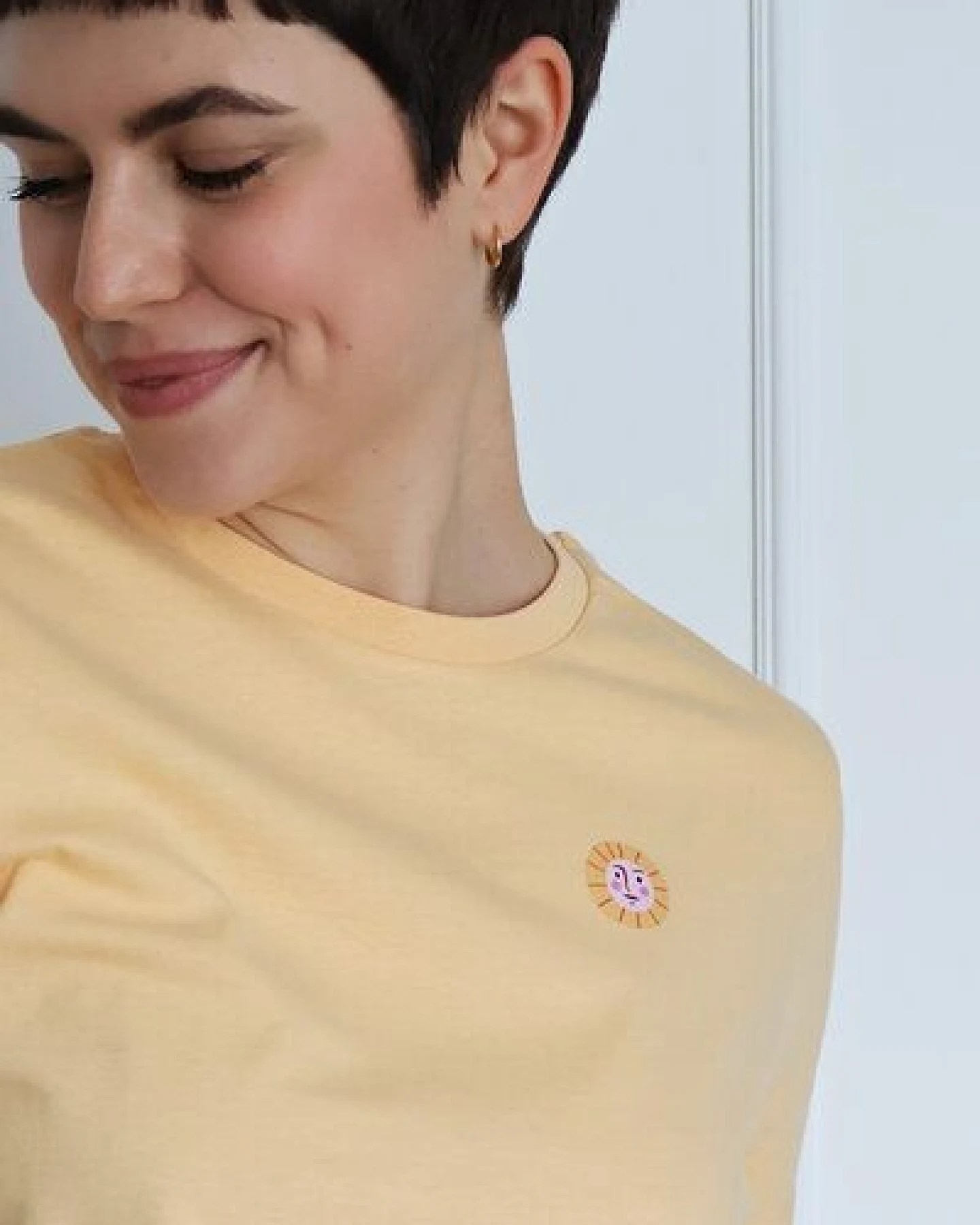Kultgut Artdesign - Biofair- Flauschiges Femin Shirt / Little Sun – Ansicht 3