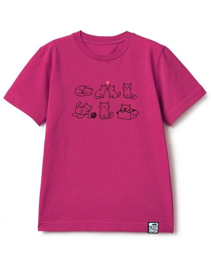 GARY MASH Kinder T-Shirt Kätzchen aus Bio-Baumwolle