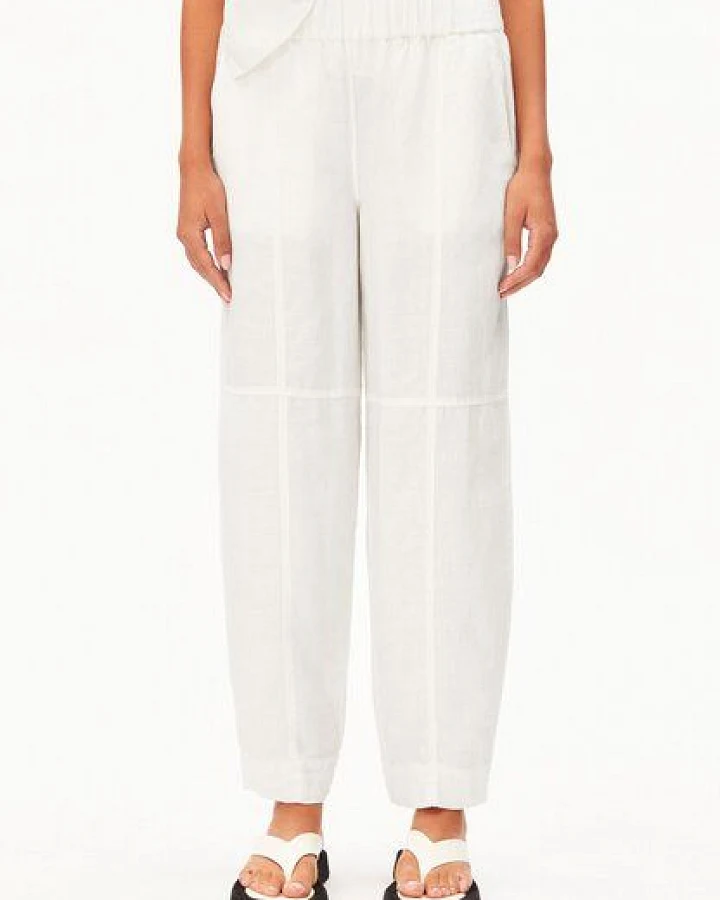 ARMEDANGELS LINO BARREL Damen Hose aus 100% Leinen