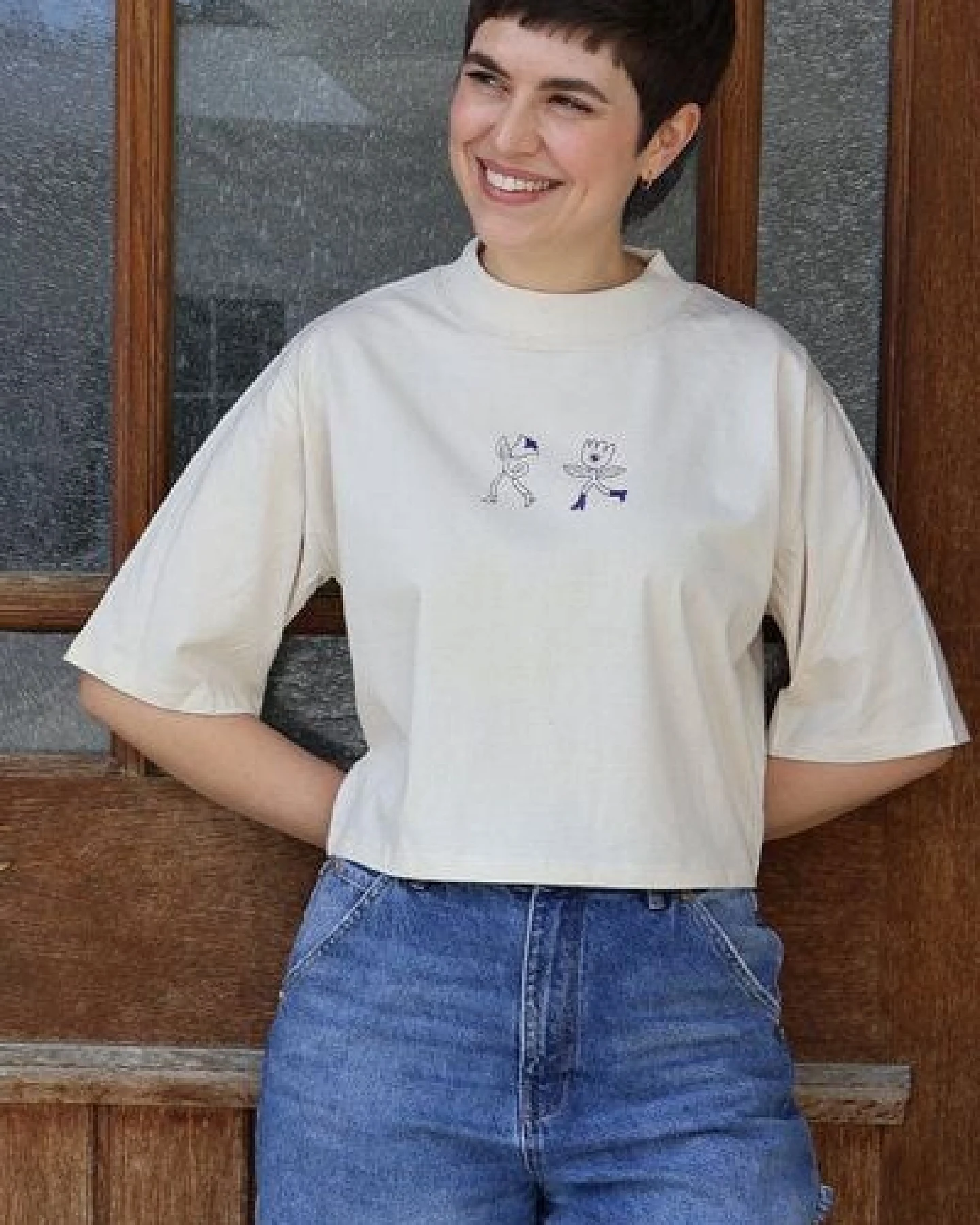 Kultgut Artdesign- Biofair- Flausch-Shirt im Boxistyle / HEY Summer! – Ansicht 4
