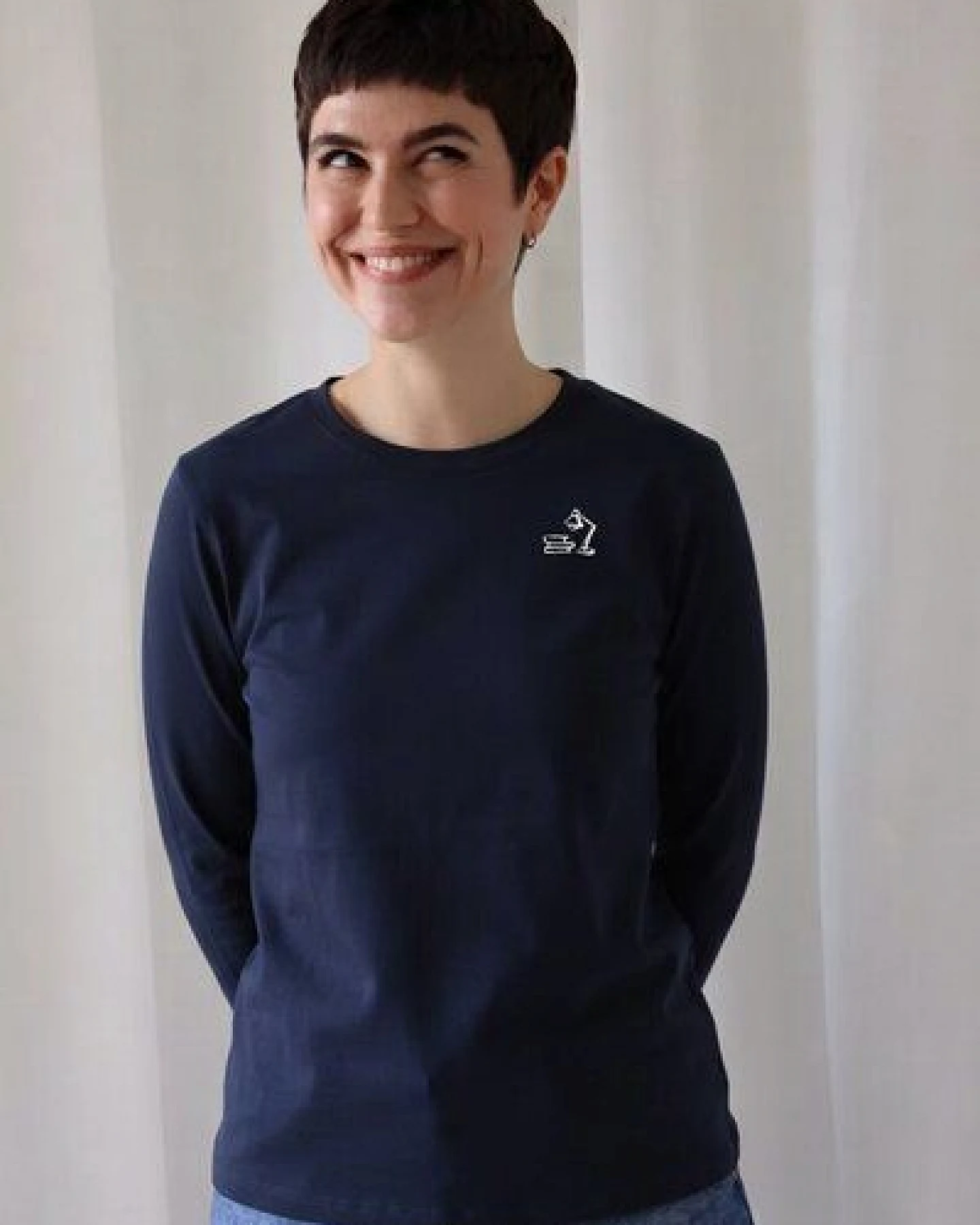 Kultgut Artdesign- Flausch Shirt im Boxistyle / Kleine Nachtlektüre – Ansicht 2