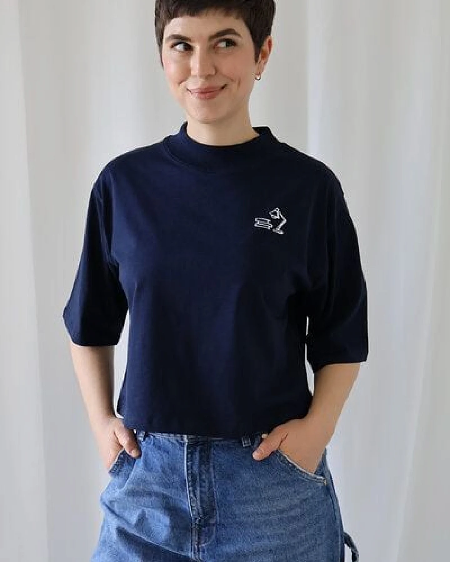 Kultgut Artdesign- Biofair- Flausch Shirt im Boxistyle / Kleine Nachtlektüre – Ansicht 4