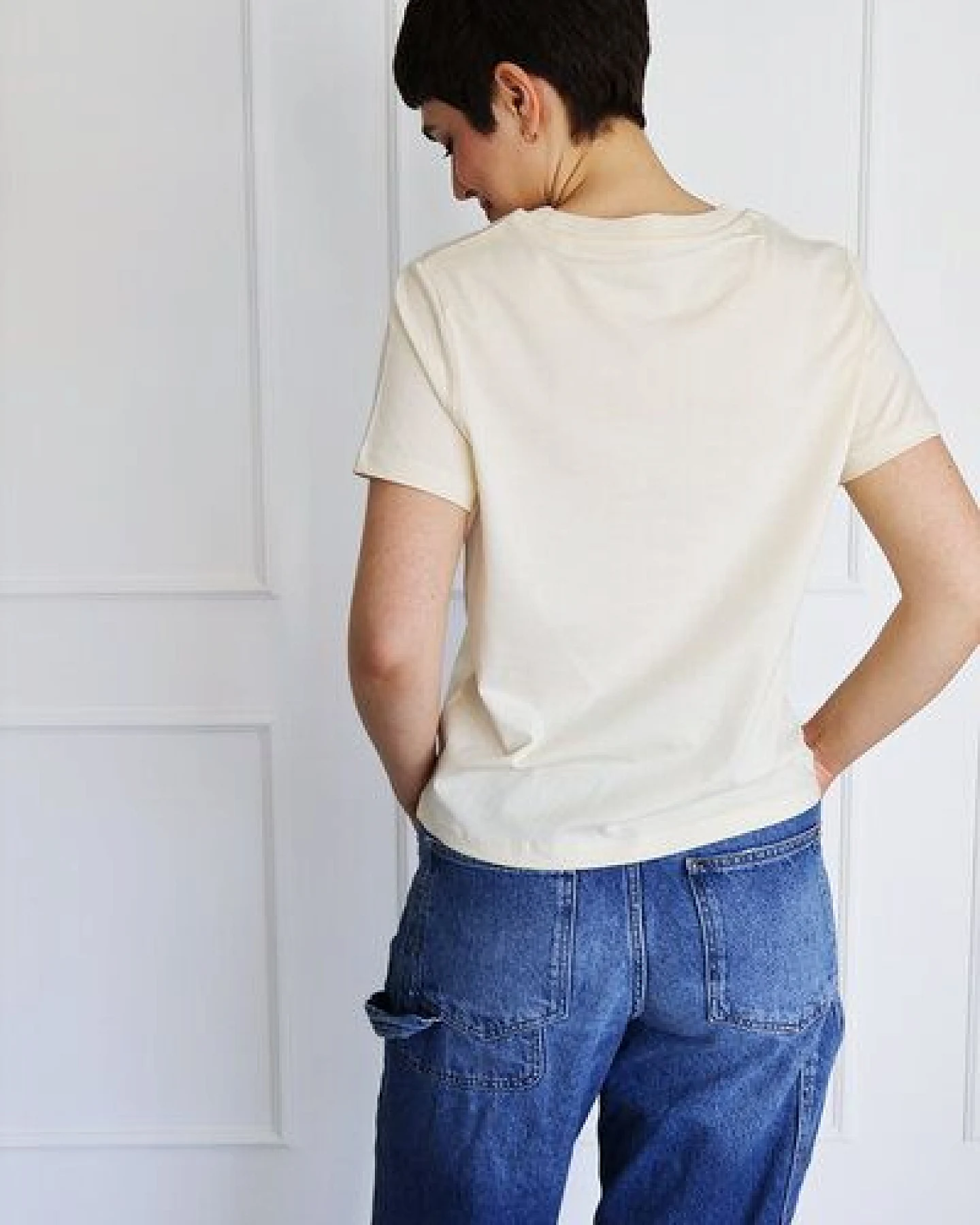 Kultgut Artdesign - Boxi Shirt aus naturbelassener Biobaumwolle /Little Croissant – Ansicht 4