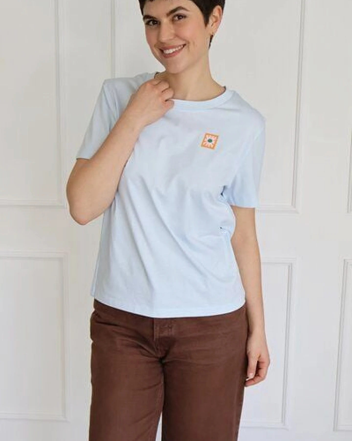 Kultgut Artdesign - Biofair Shirt - Modern Fit- leicht tailliert /Little Flower – Ansicht 2