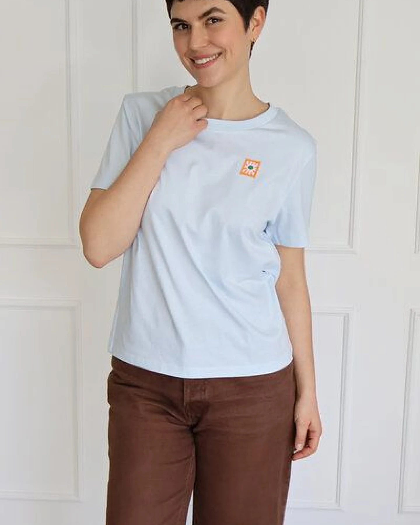 Kultgut Artdesign - Biofair Shirt - Modern Fit- leicht tailliert /Little Flower – Ansicht 3
