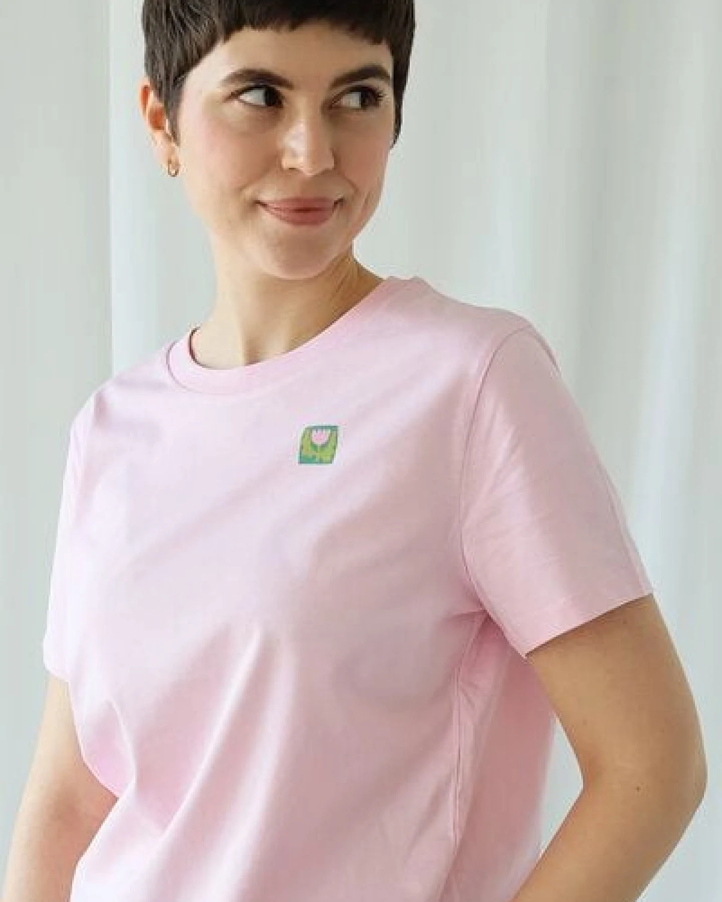 Kultgut Artdesign - Biofair Shirt - Modern Fit- leicht tailliert /Little Flower – Ansicht 4