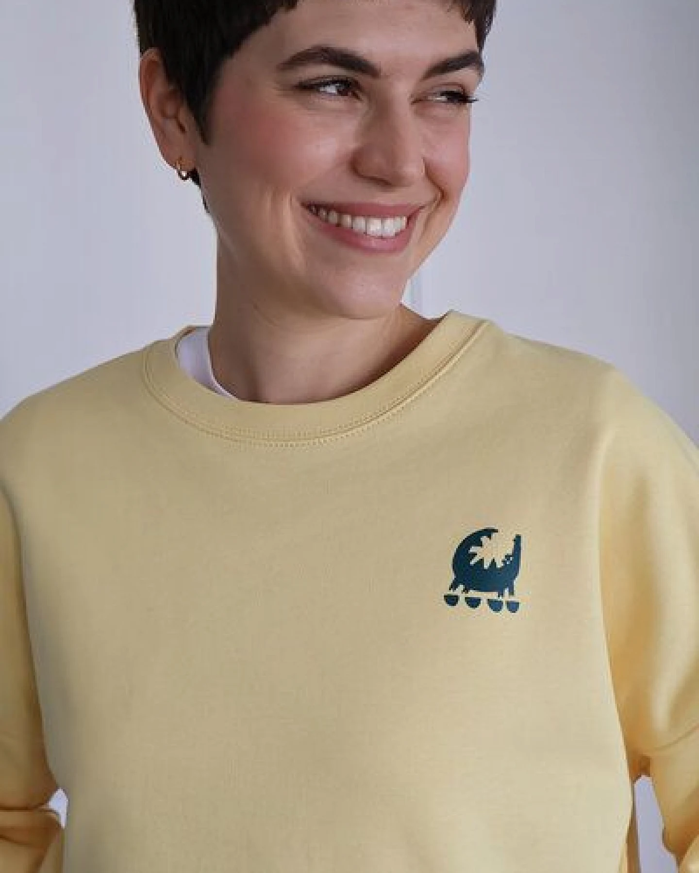 Kultgut Artdesign - Goodness Pulloversweater im Boxistyle / an ordinary crocodile – Ansicht 4