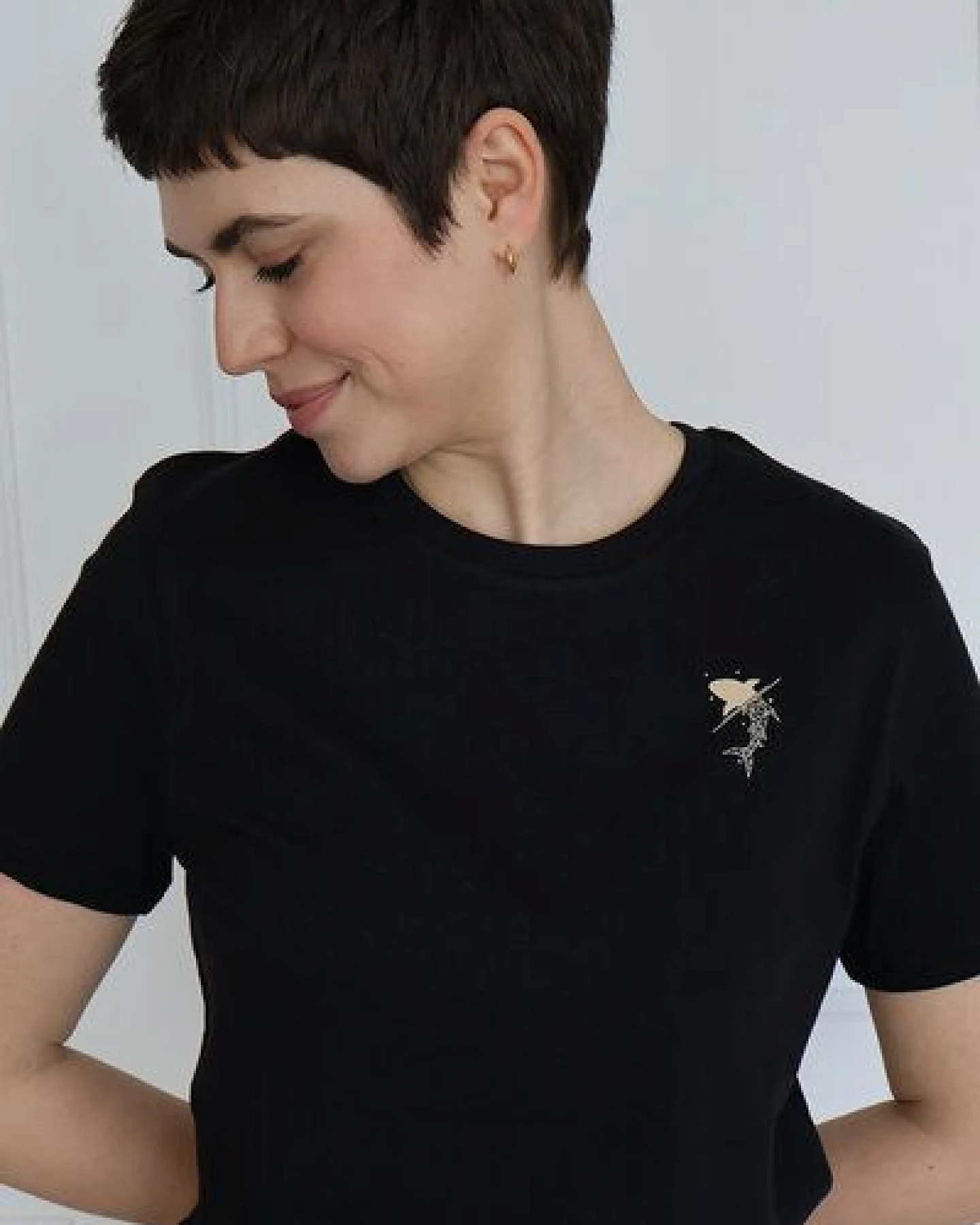 Kultgut Artdesign - Biofair- Flauschiges Femin Shirt / Little Shark – Ansicht 2