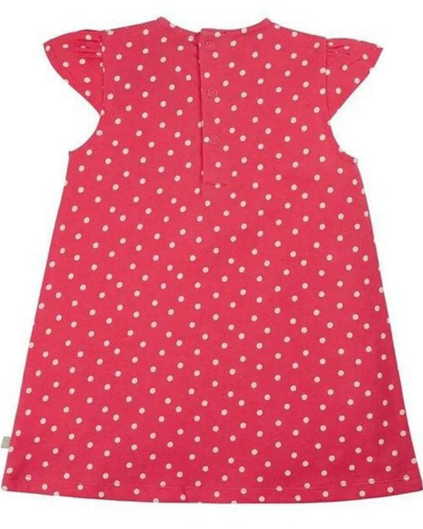 Frugi Sommerkleid Maus melone Punkte Little Lola Dress Spot/Mouse – Ansicht 3