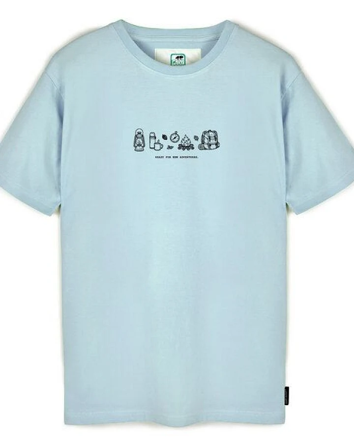 GARY MASH Shirt Ready for new adventures aus Biobaumwolle