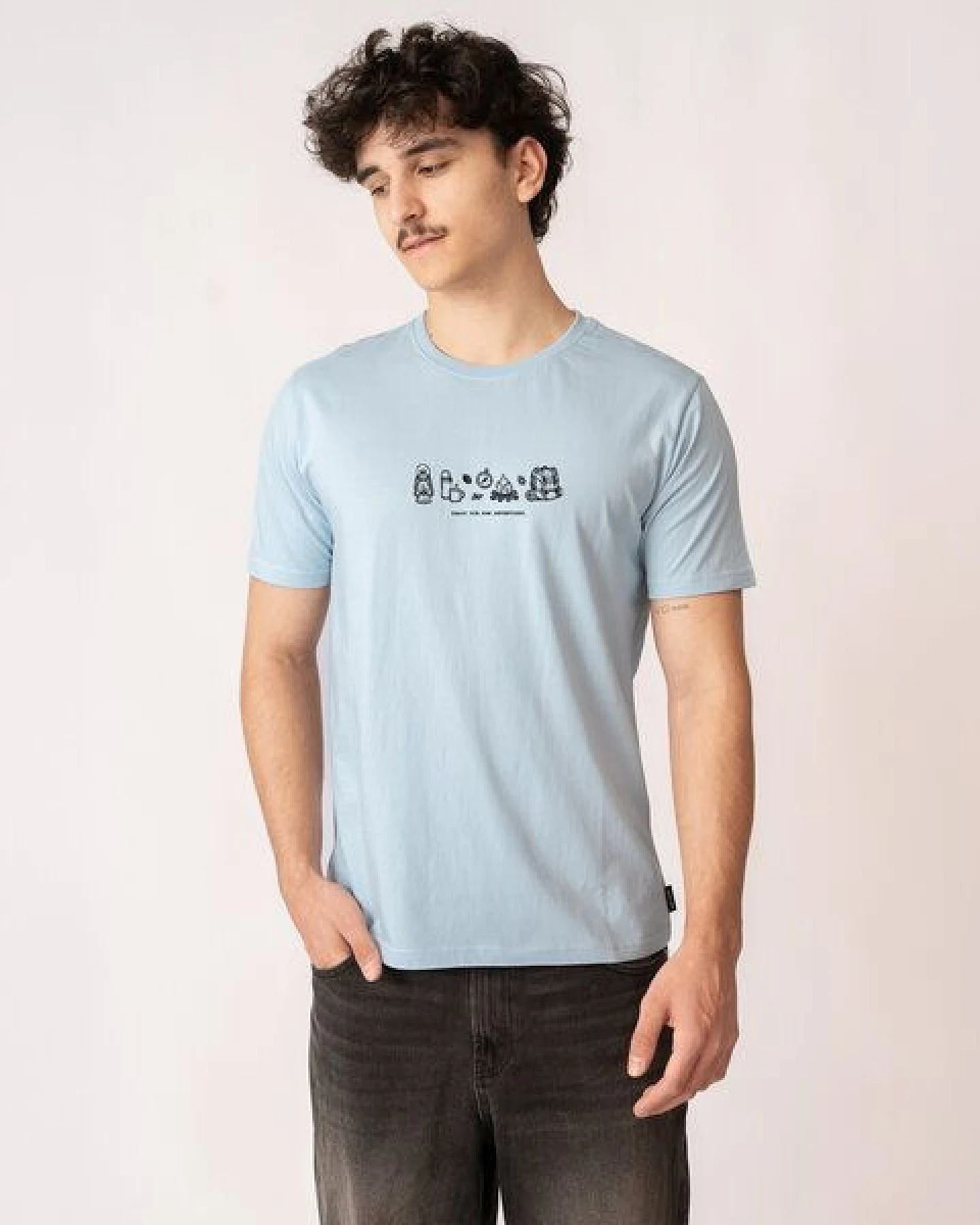 GARY MASH Shirt Ready for new adventures aus Biobaumwolle – Ansicht 3