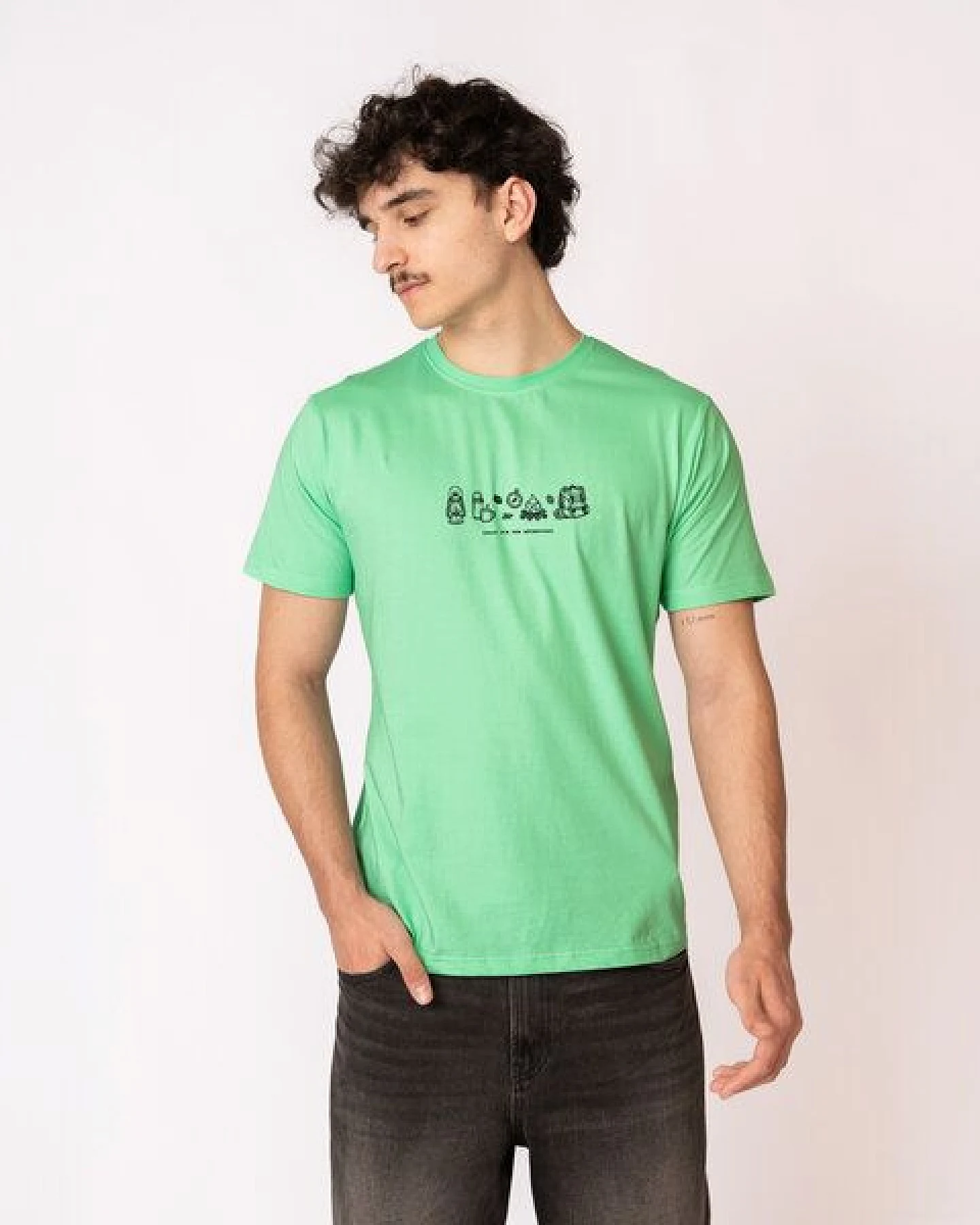 GARY MASH Shirt Ready for new adventures aus Biobaumwolle – Ansicht 3