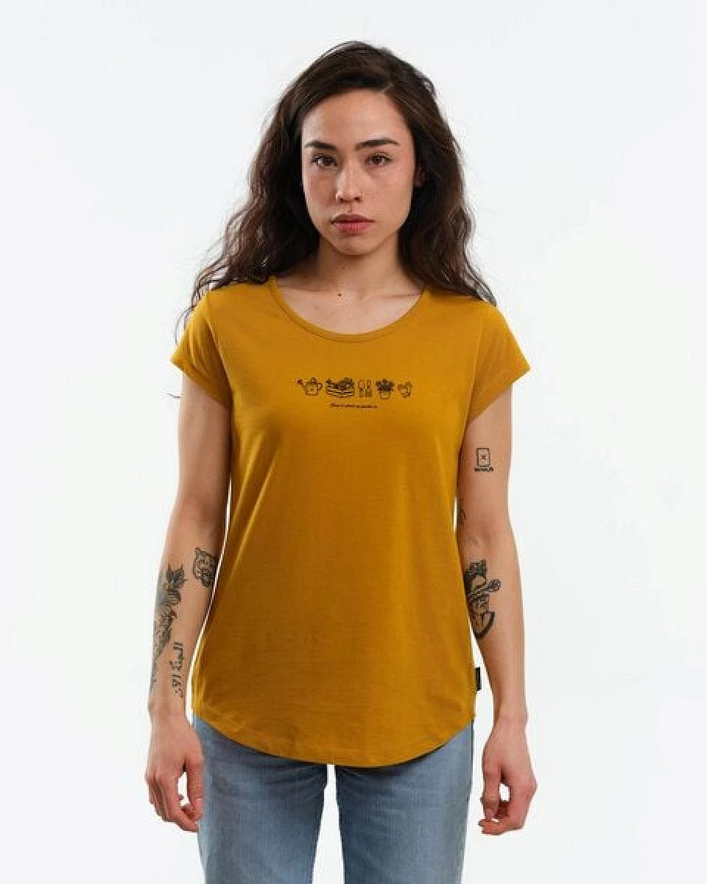 GARY MASH Shirt Asheville Home is where my garden is aus Bio-Baumwolle – Ansicht 4