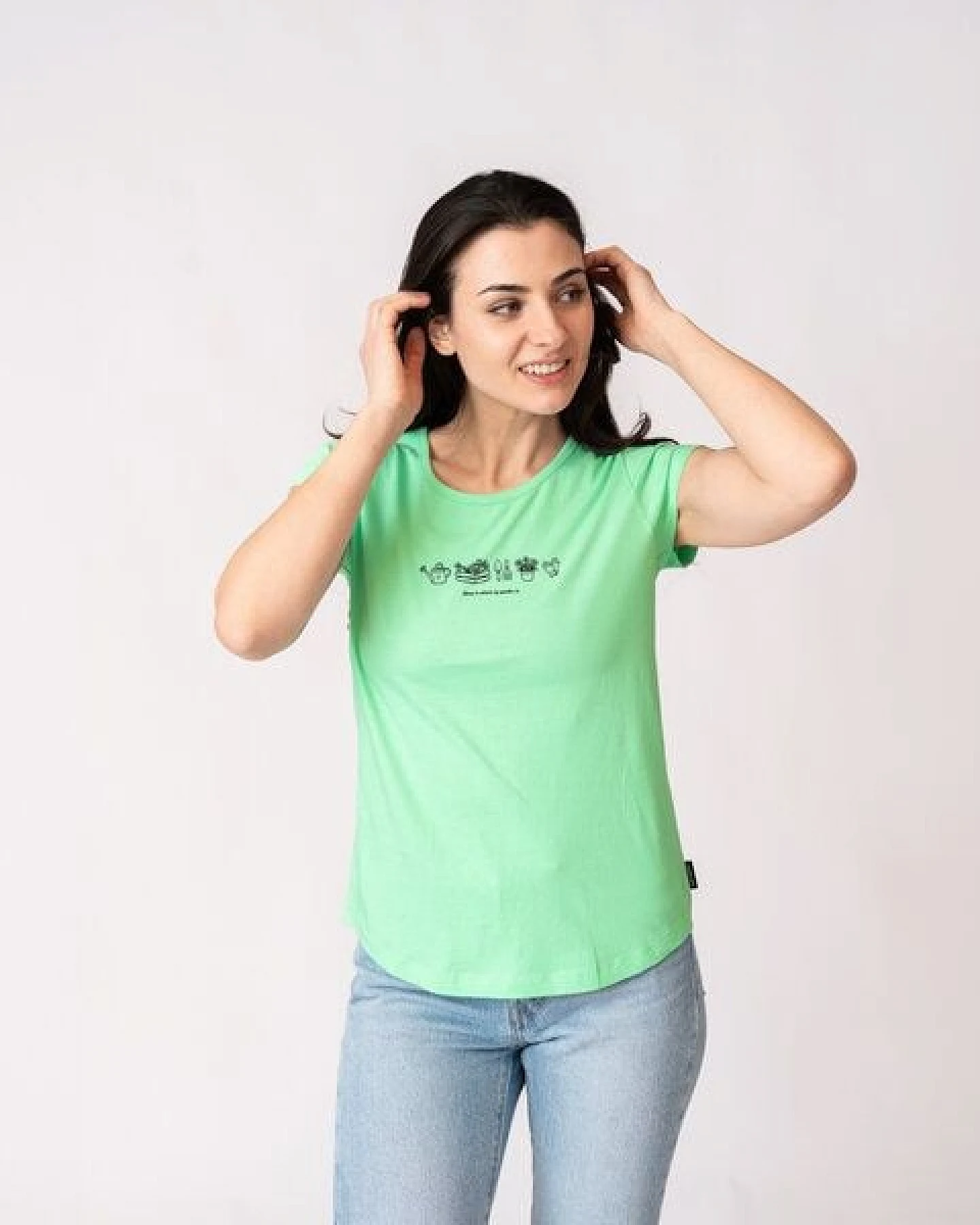 GARY MASH Shirt Asheville Home is where my garden is aus Bio-Baumwolle – Ansicht 4